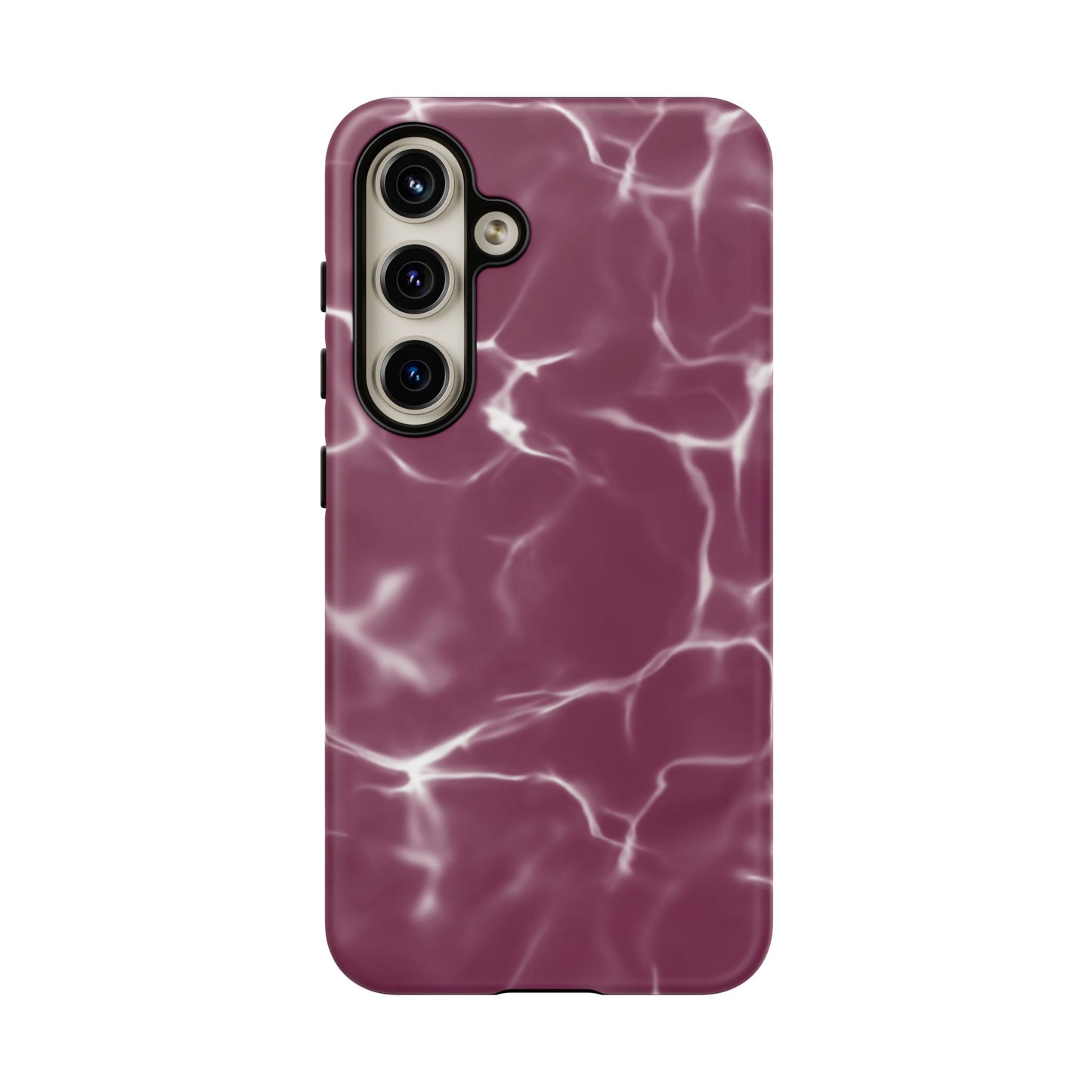 Marble Print Phone Case Maroon