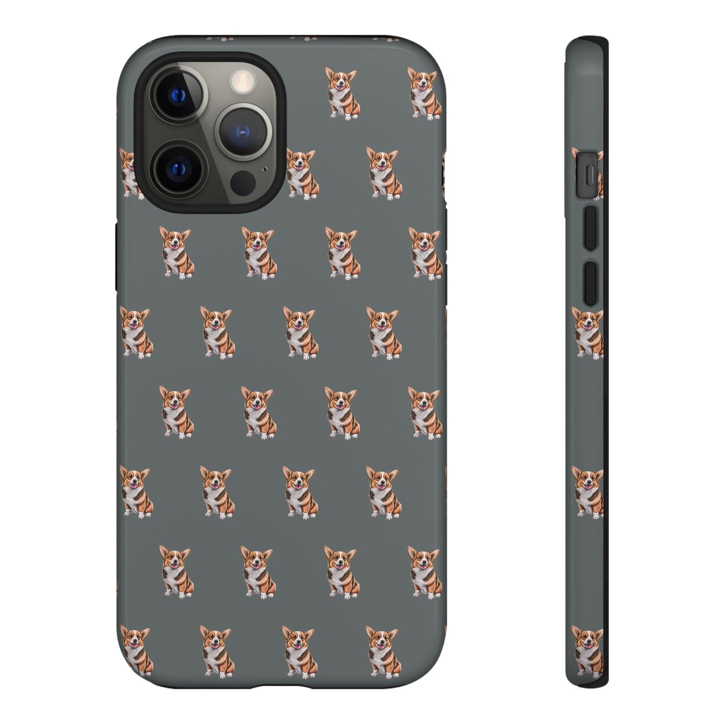 Corgi Phone Case Gray