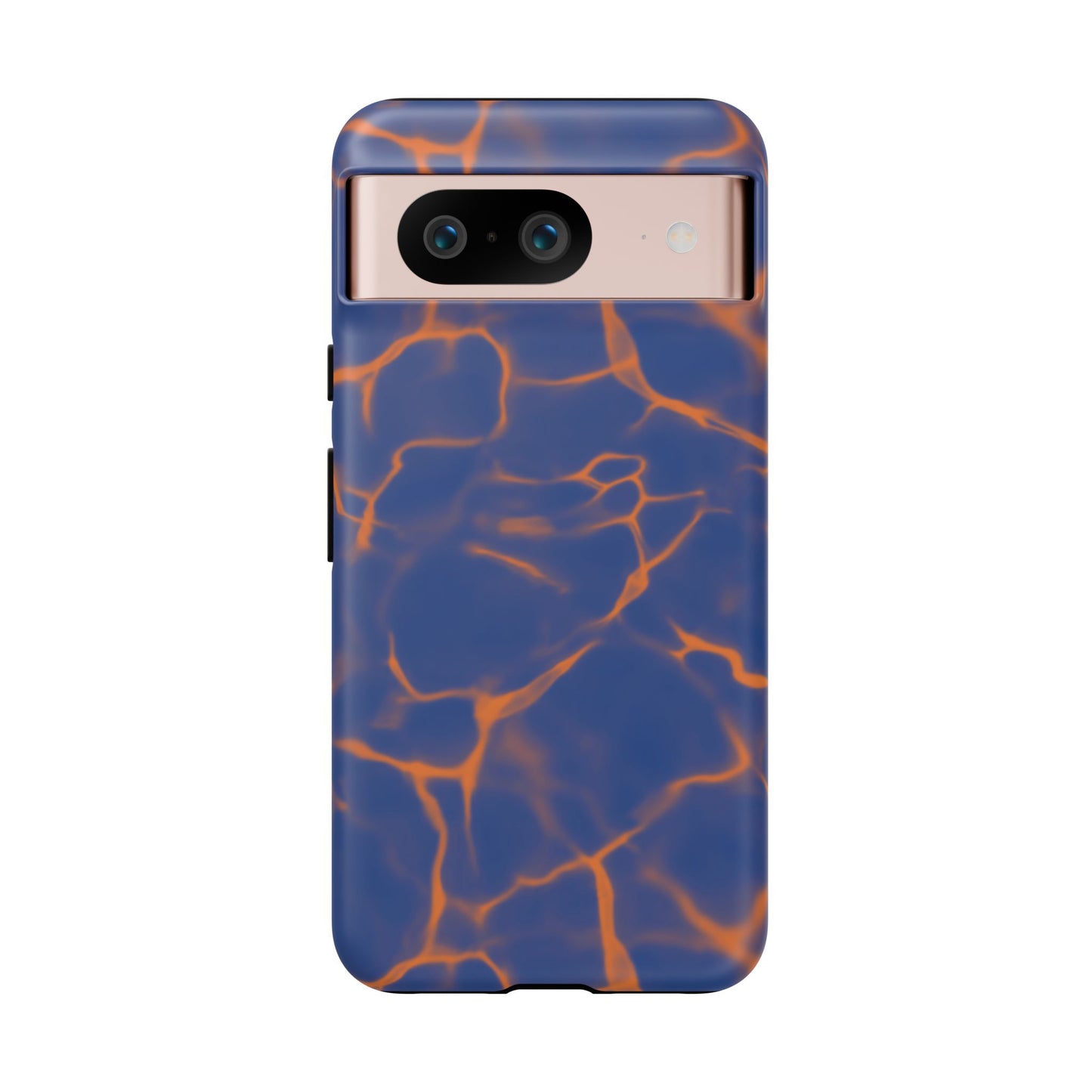 Marble Phone Case Blue Orange