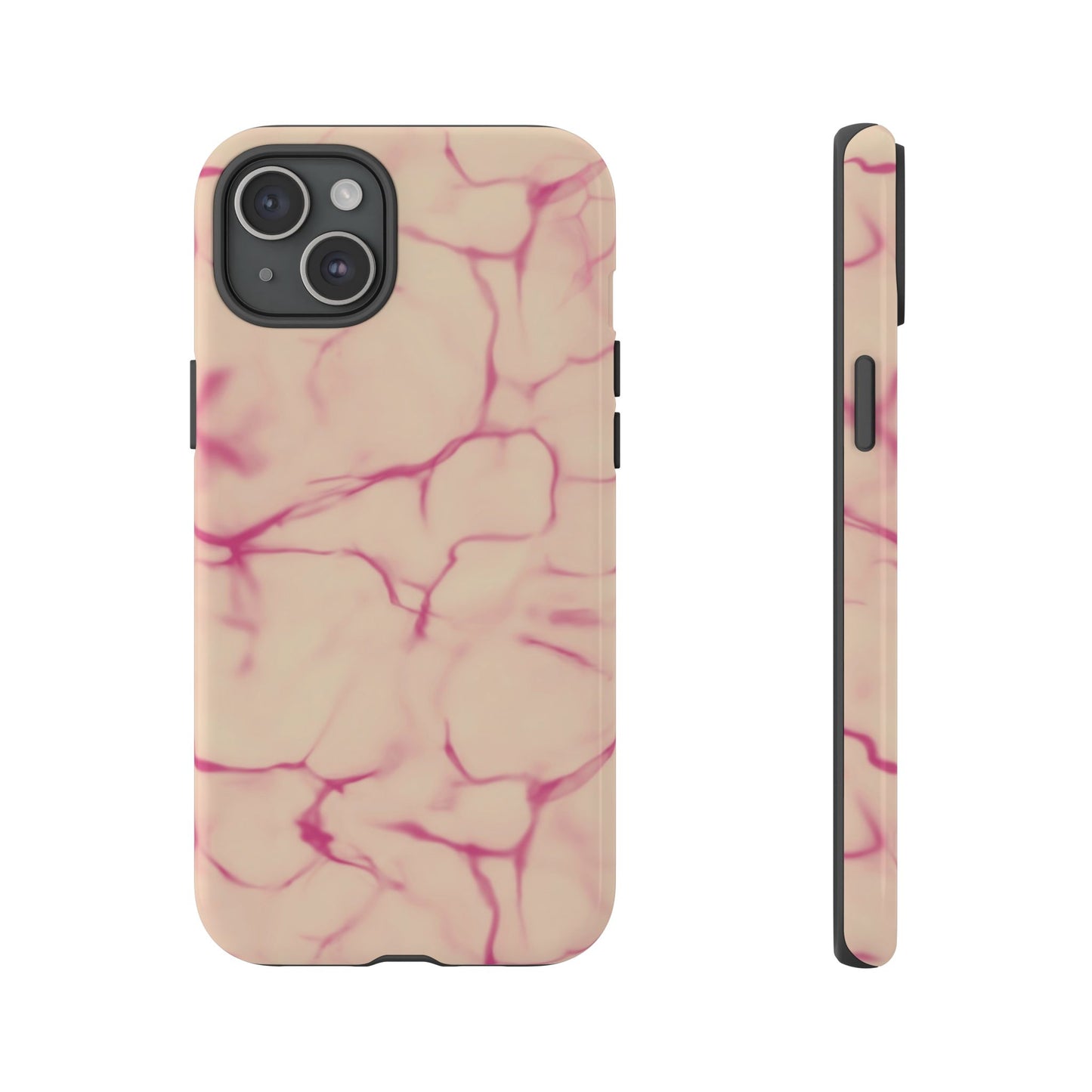 Marble Phone Case Cream Pink