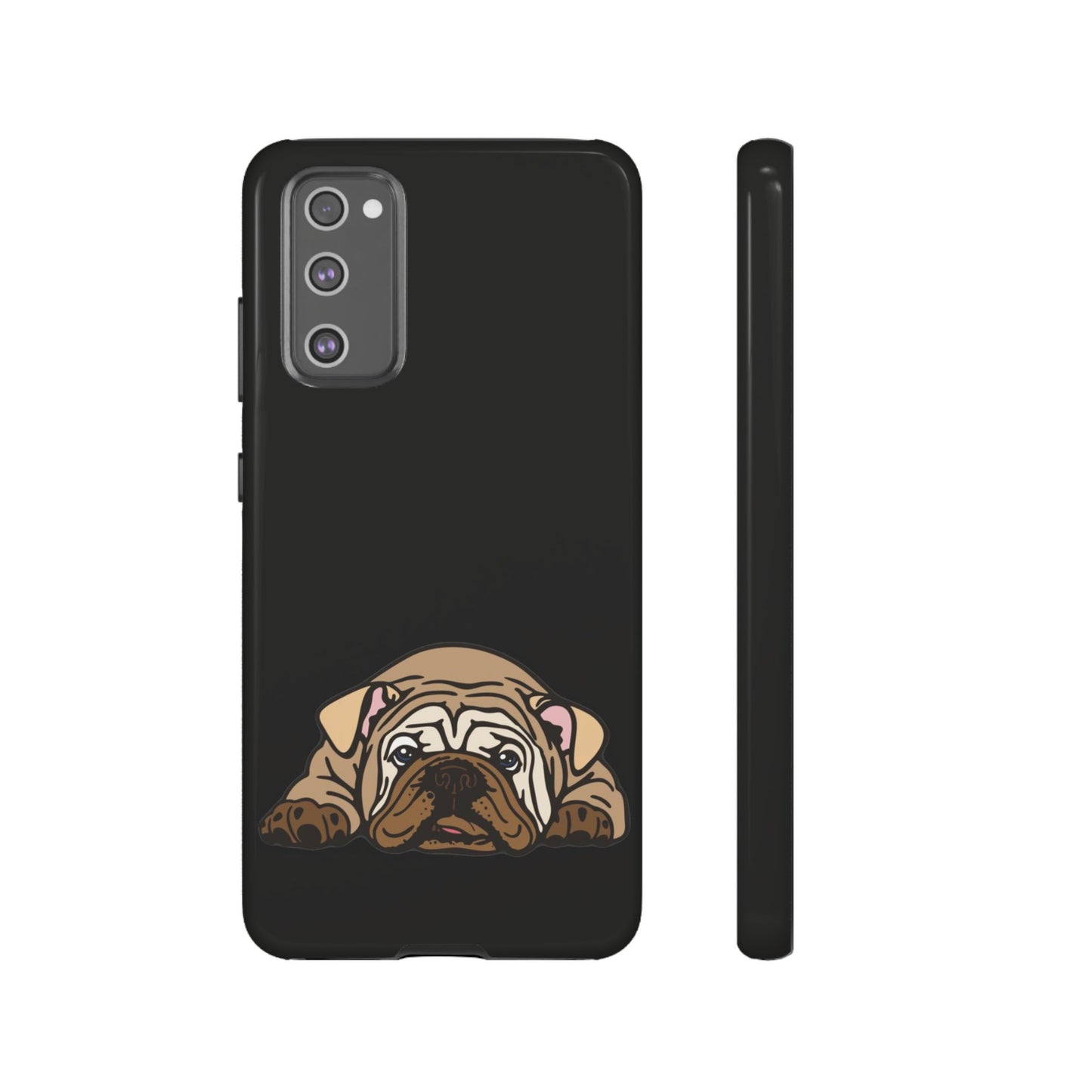 Bulldog Phone Case Black