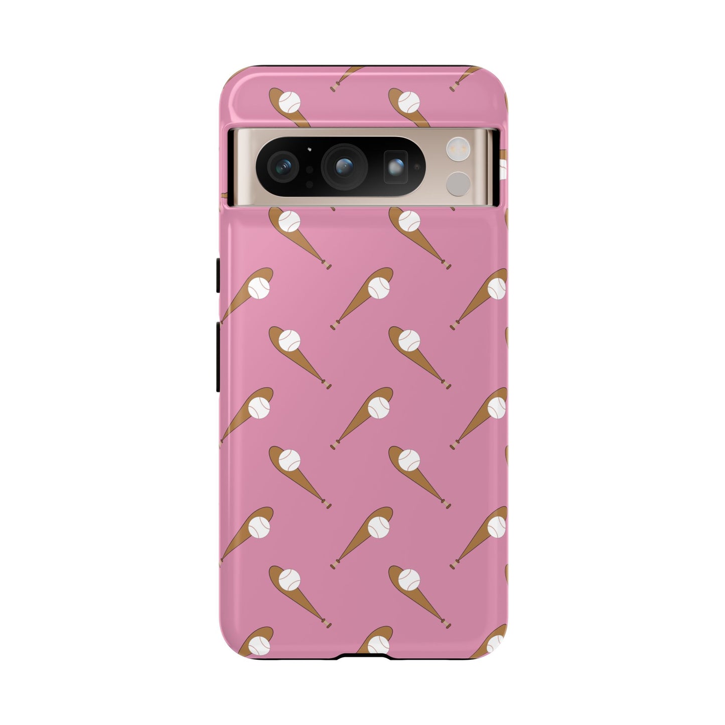 Baseball Phone Case Pink