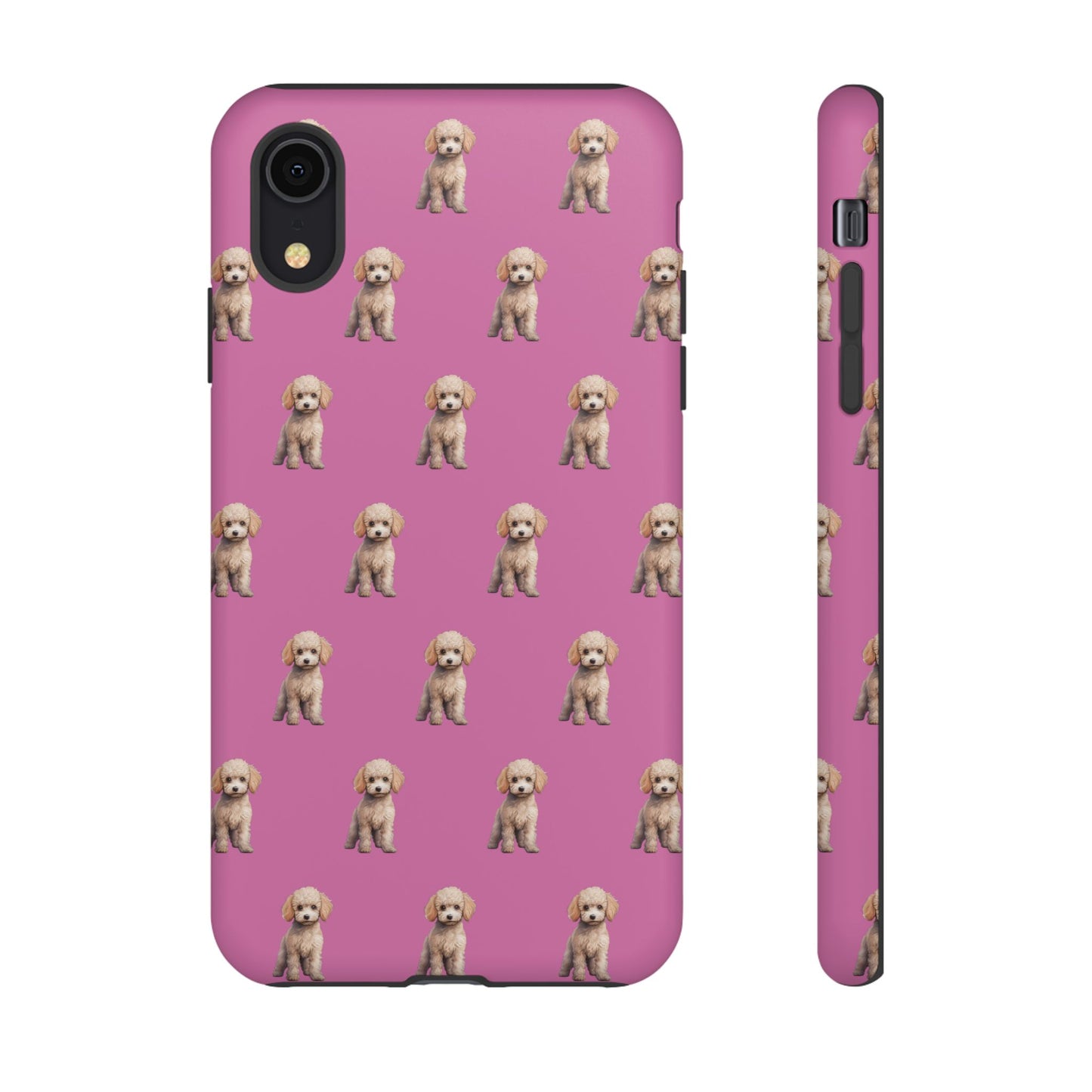 Poodle Phone Case Pink