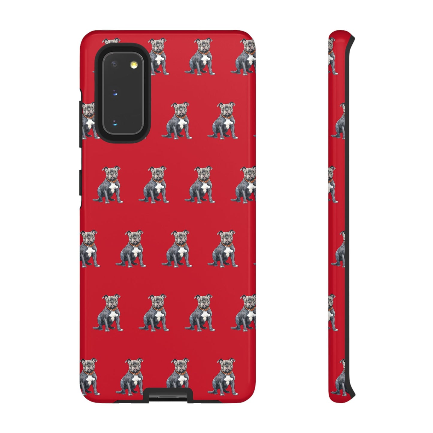 Pitbull Phone Case Red