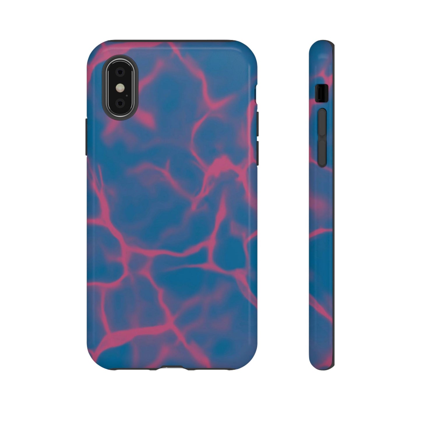 Marble Phone Case Blue Pink