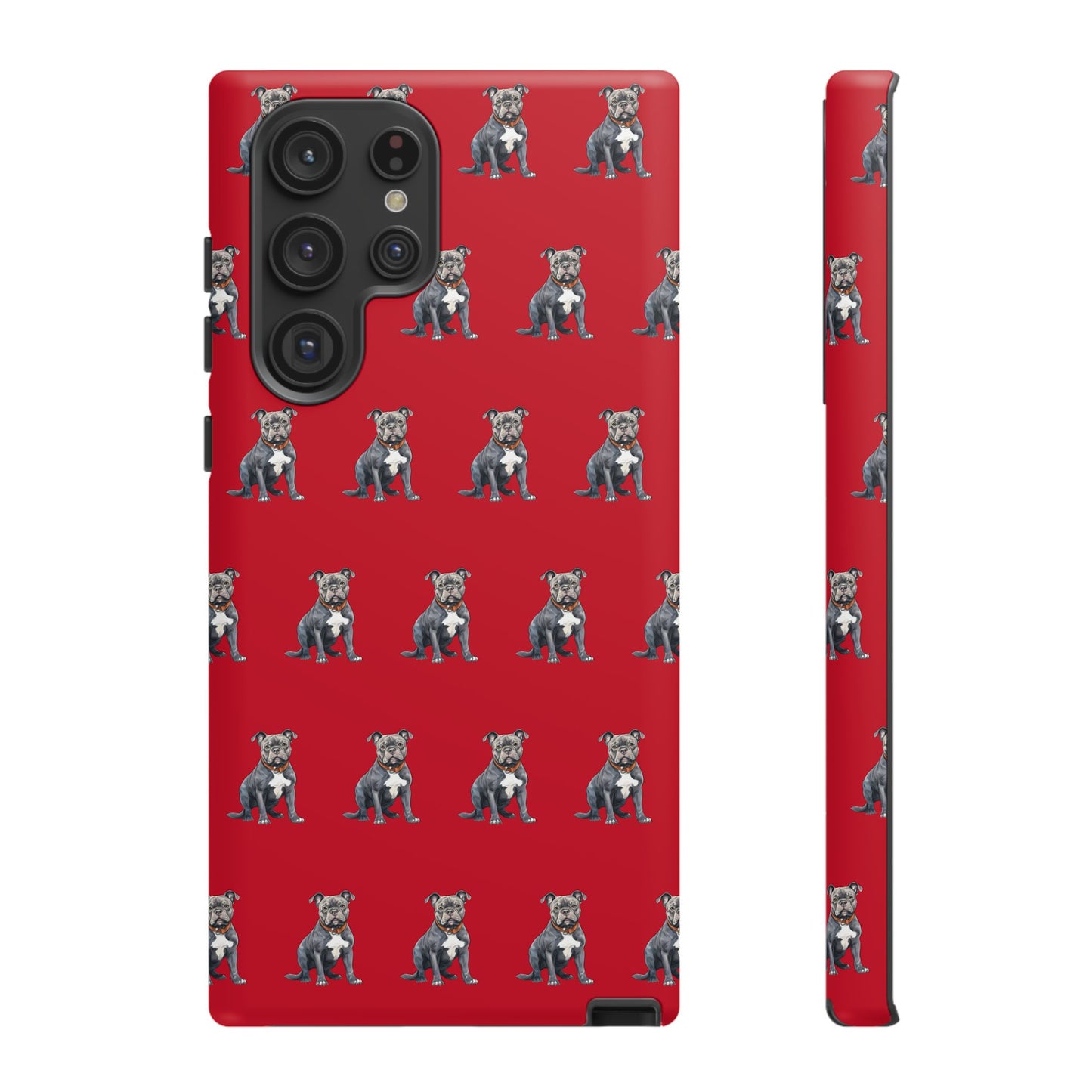 Pitbull Phone Case Red