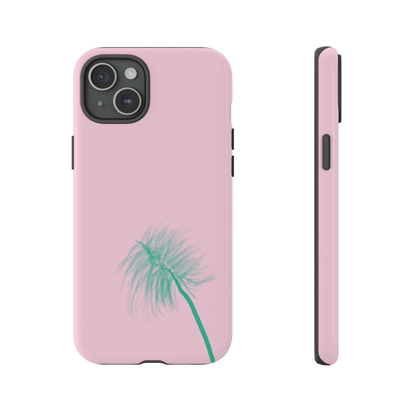 Dandelion Blowball Phone Case Pink