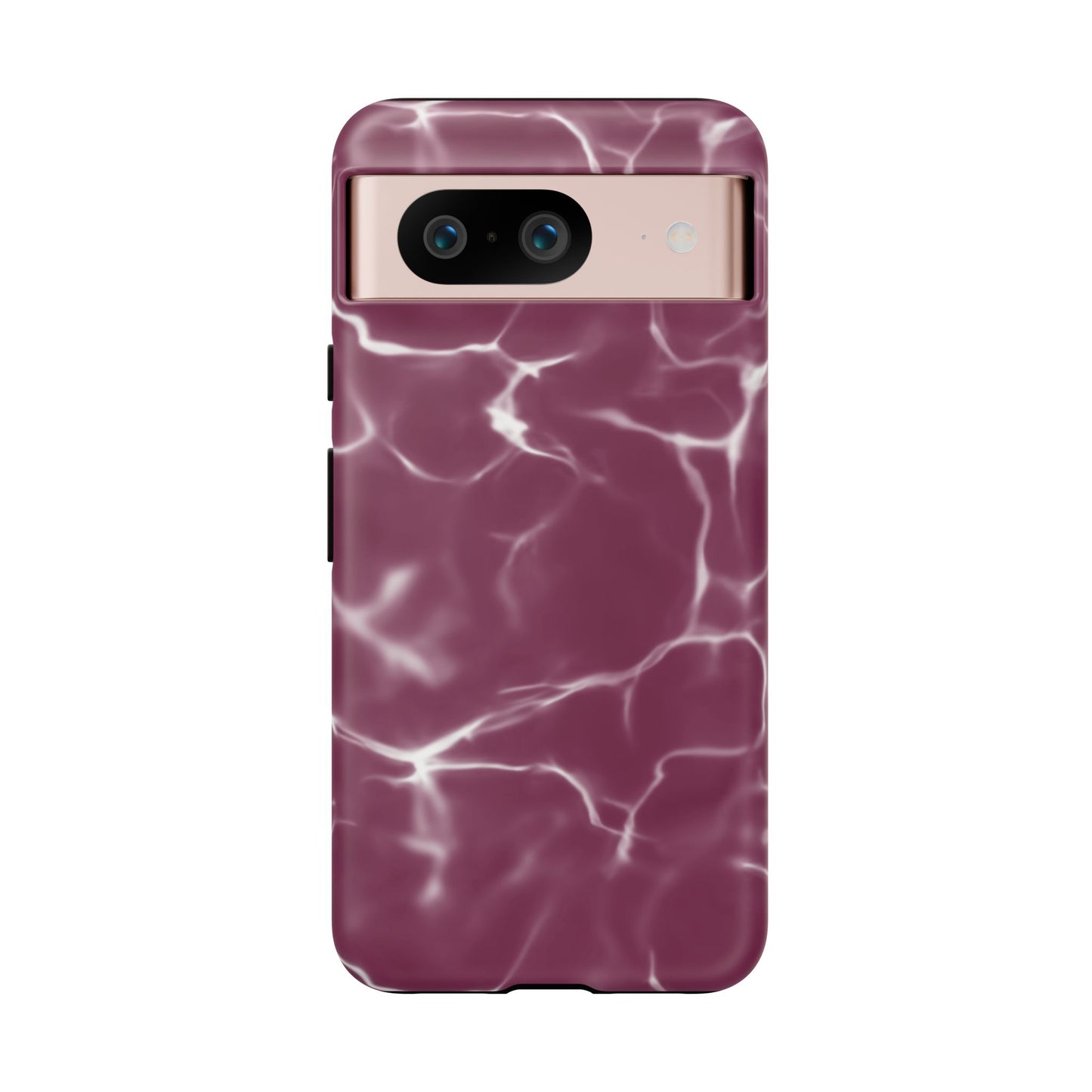 Marble Print Phone Case Maroon