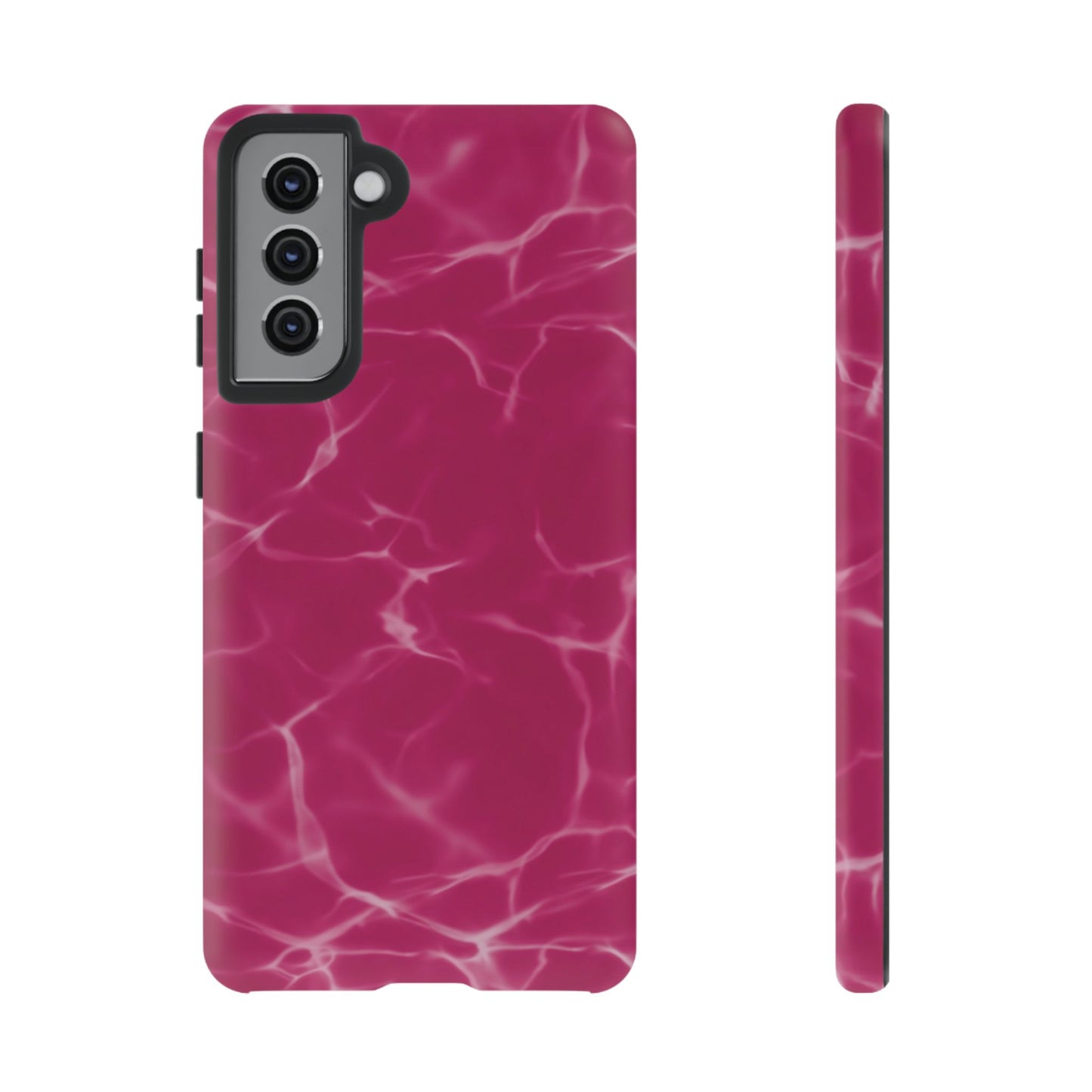 Marble Print Phone Case Berry