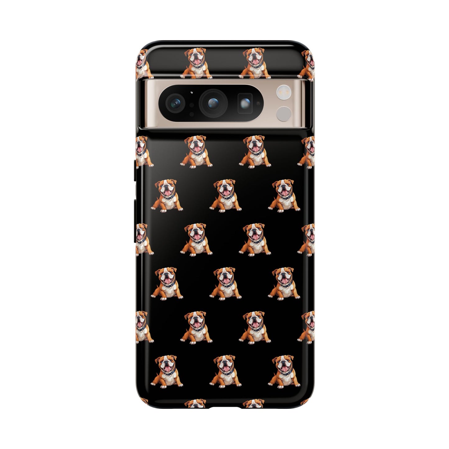 Bulldog Phone Case Black