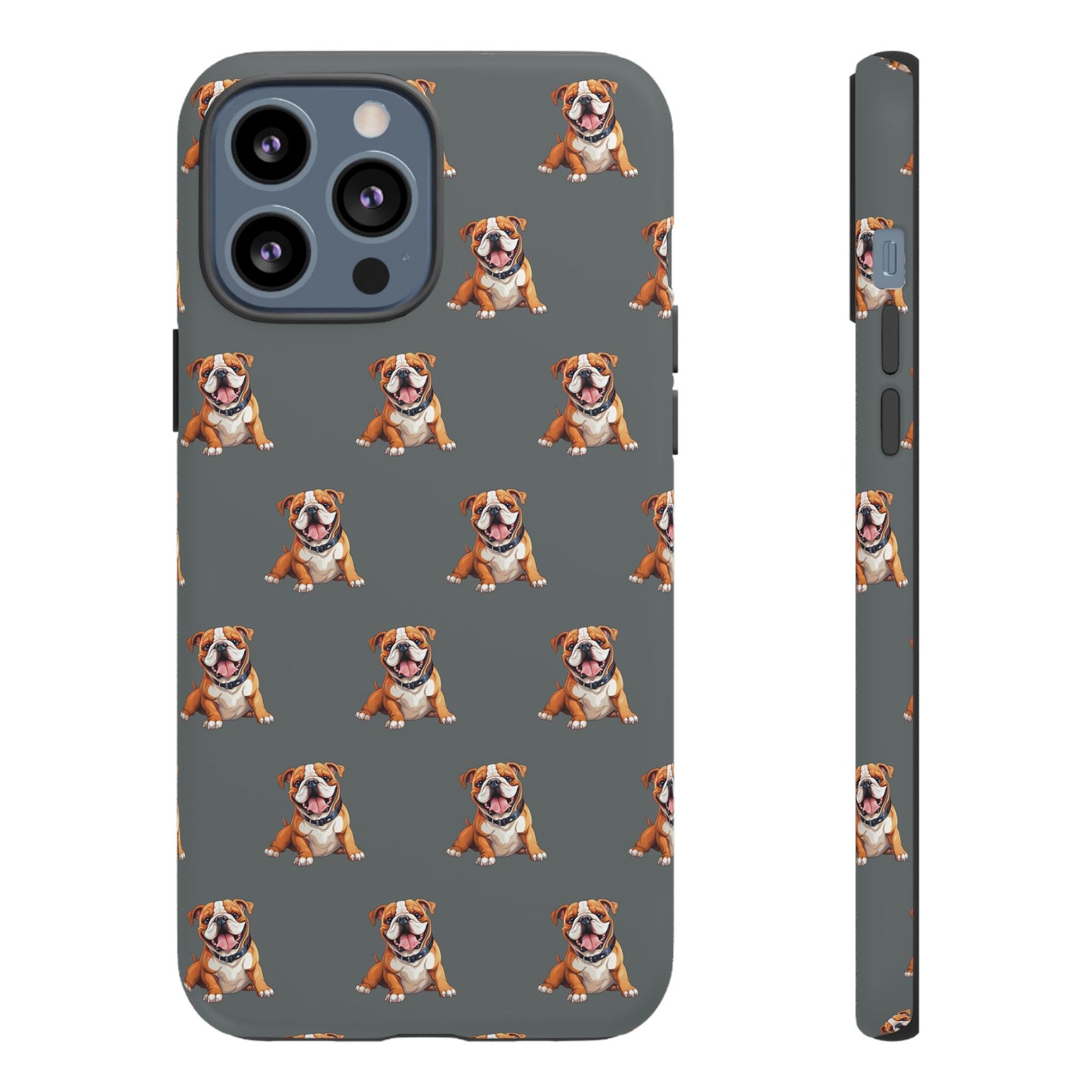 Bulldog Phone Case Gray