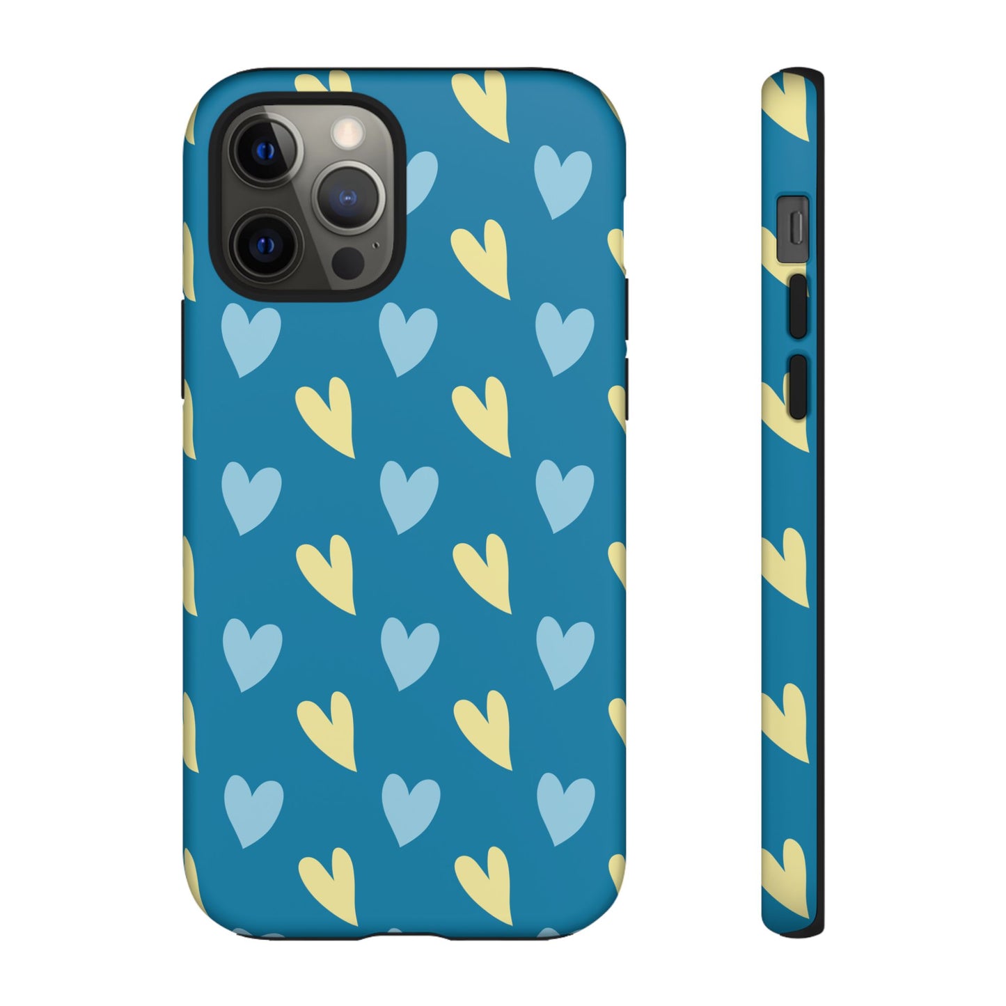 Heart Phone Case Blue