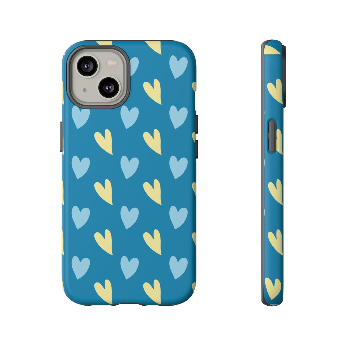 Heart Phone Case Blue