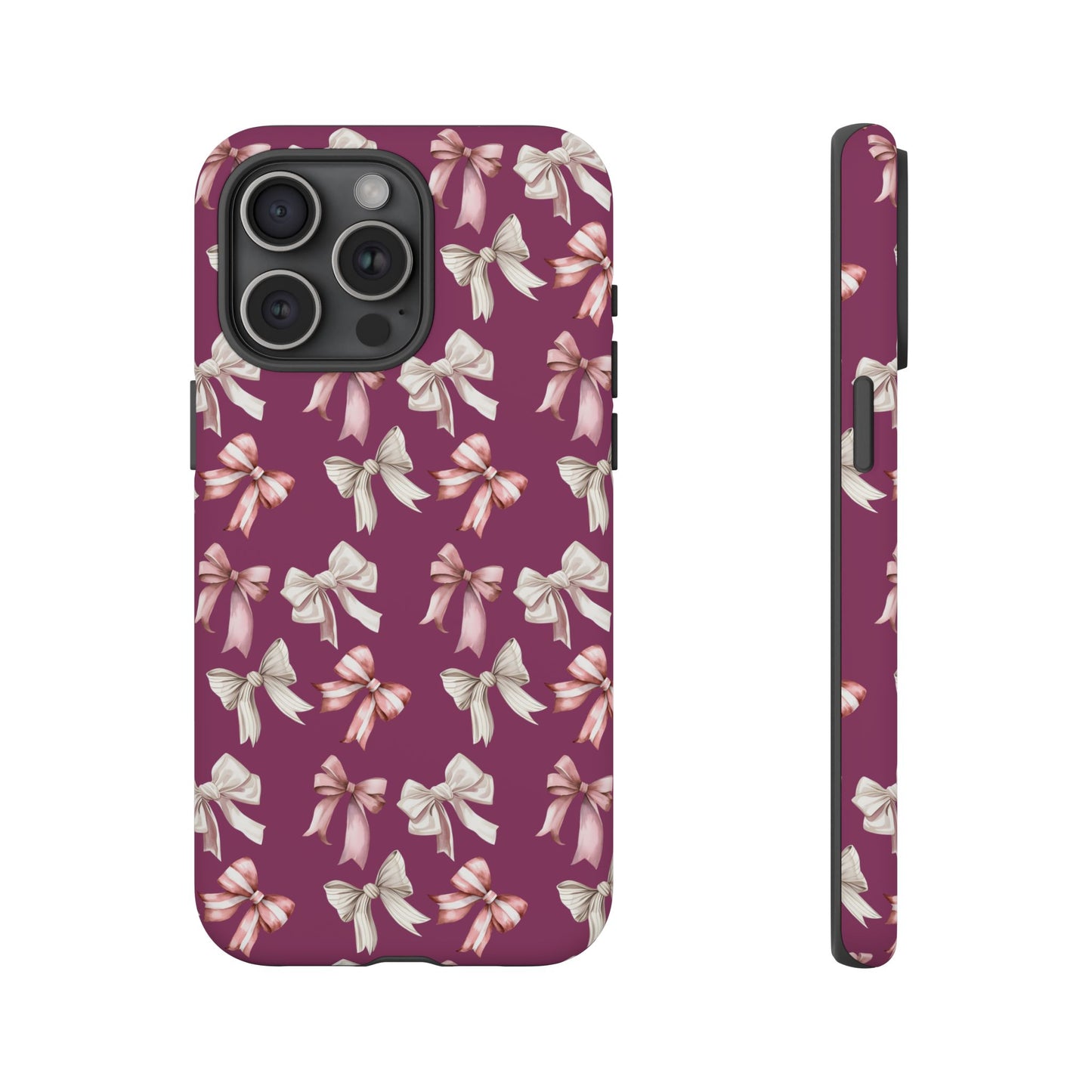 Bow Phone Case Berry