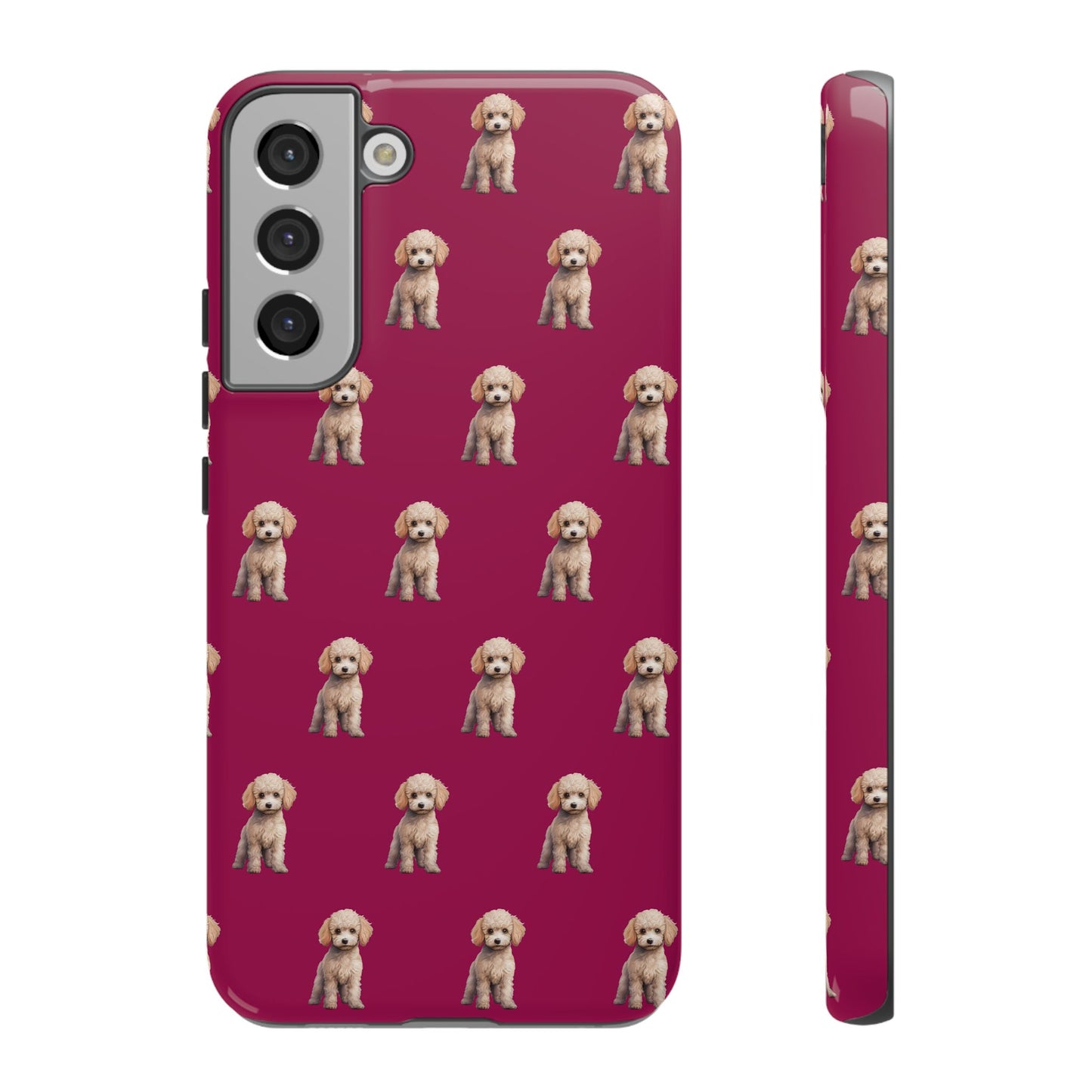 Poodle Phone Case Berry