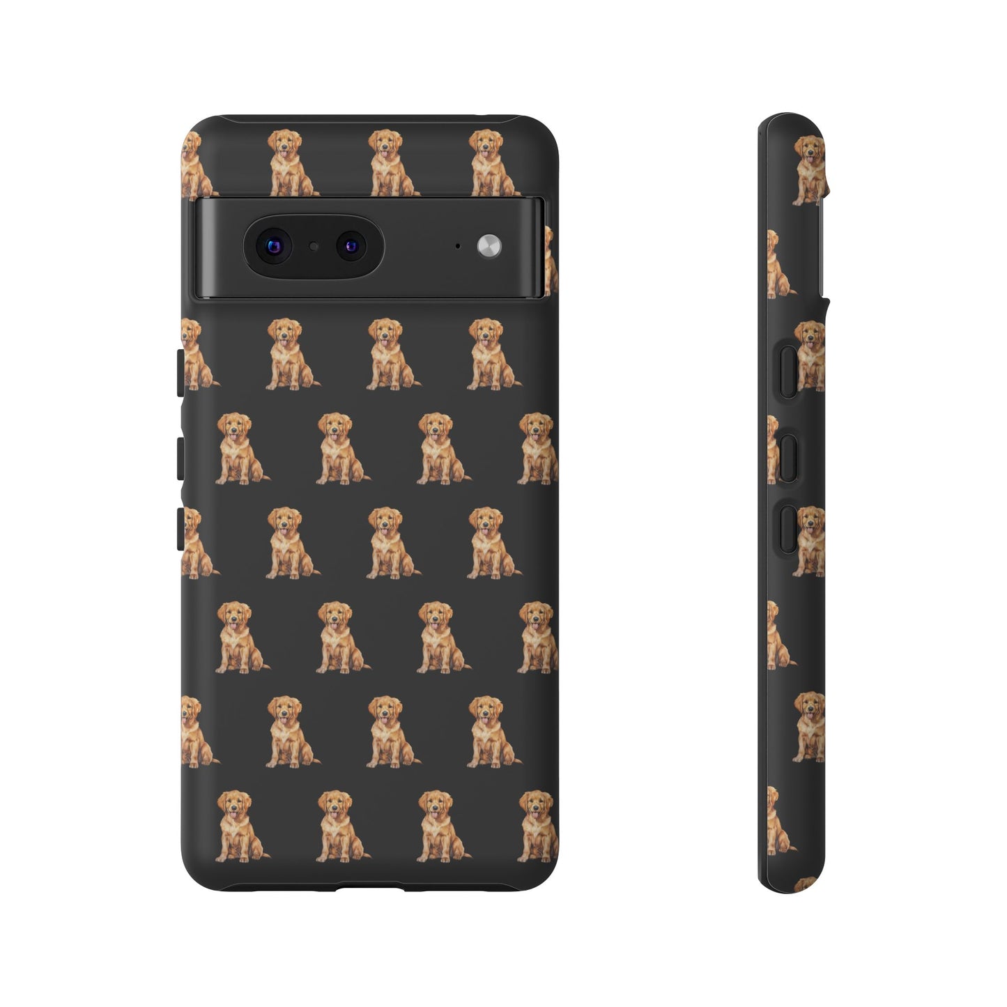 Golden Retriever Phone Case Black