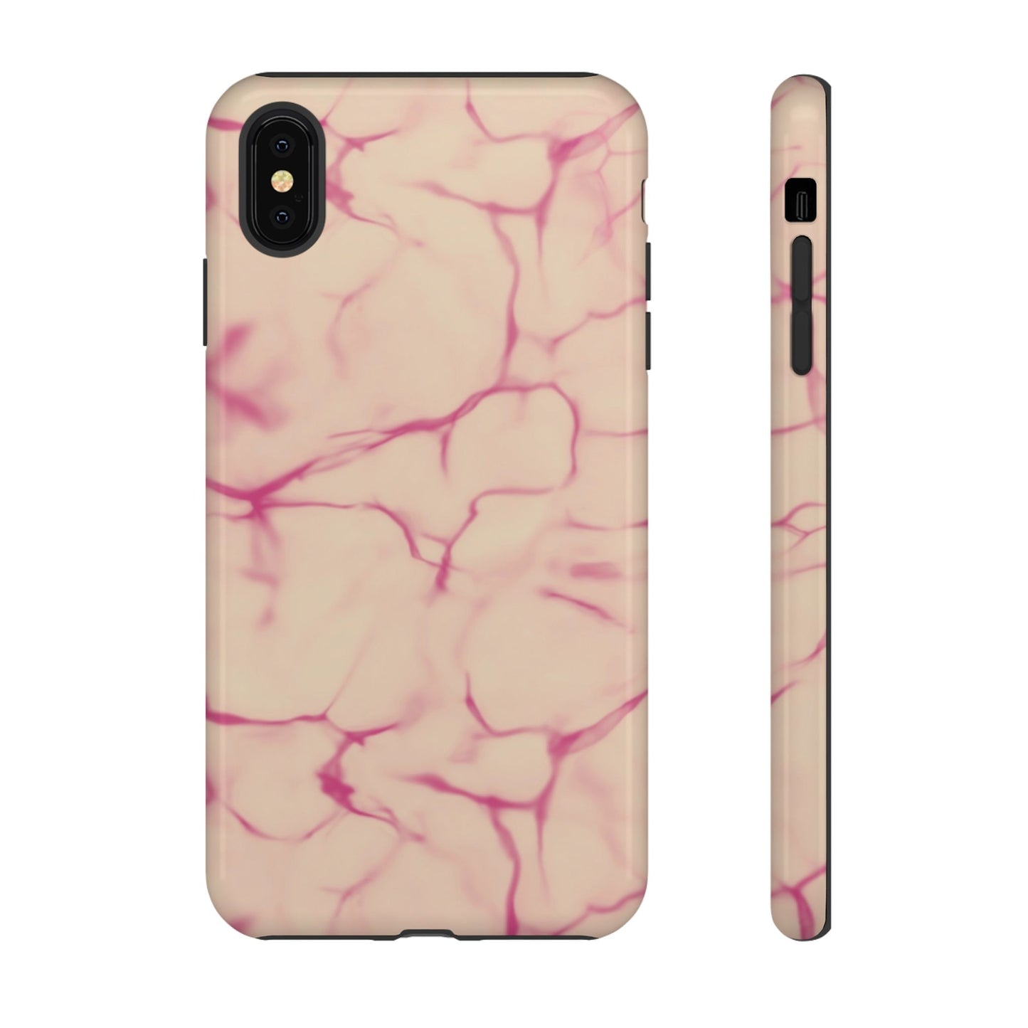 Marble Phone Case Cream Pink