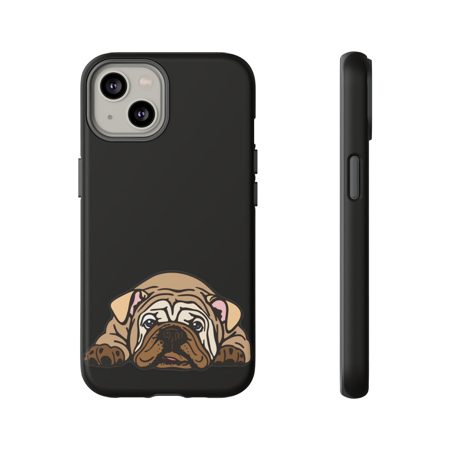 Bulldog Phone Case Black