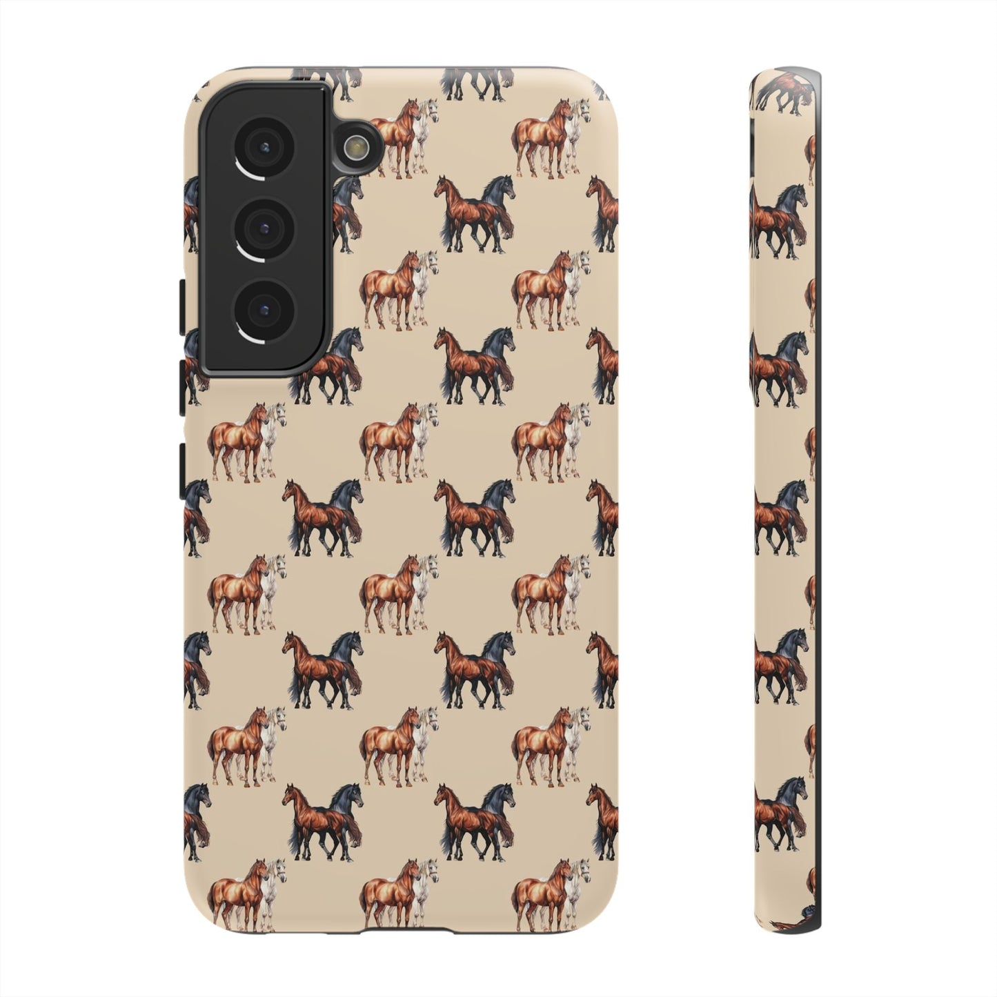 Horse Phone Case Cream