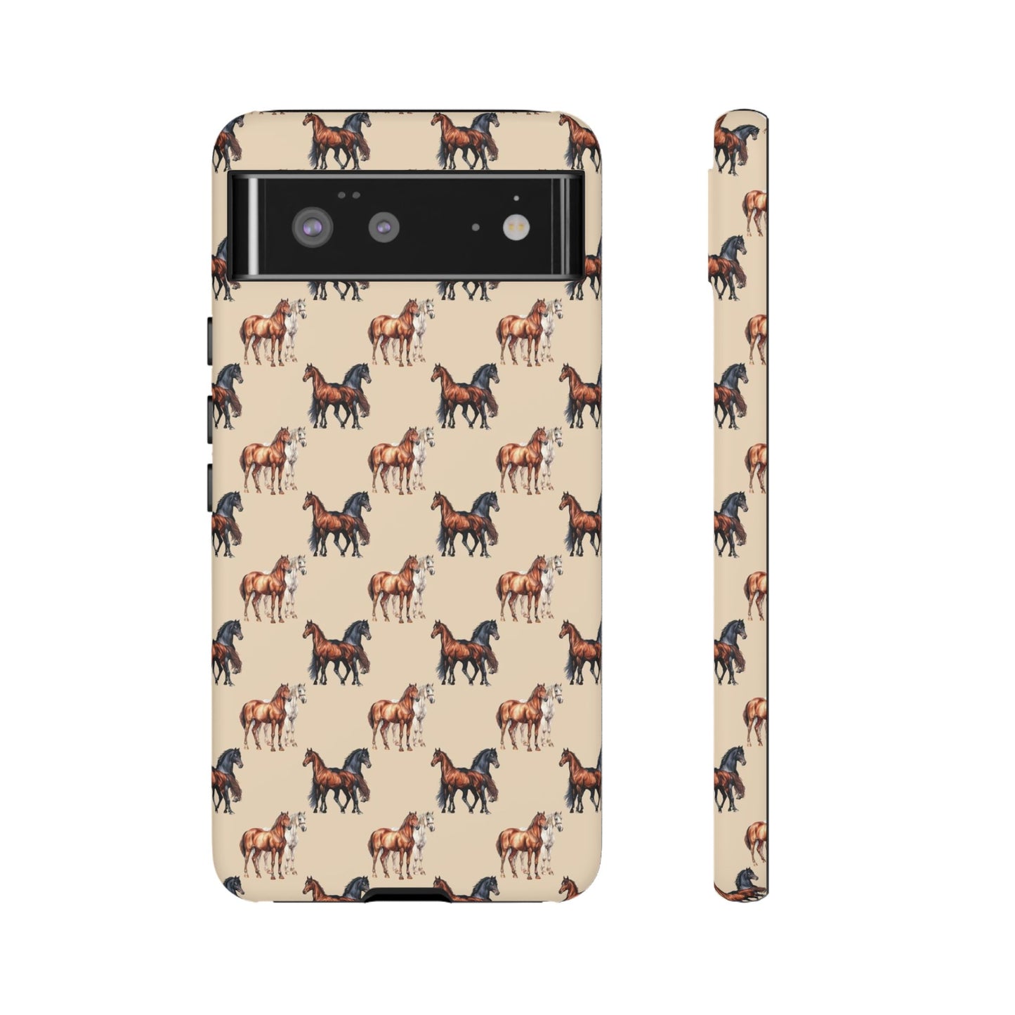 Horse Phone Case Cream