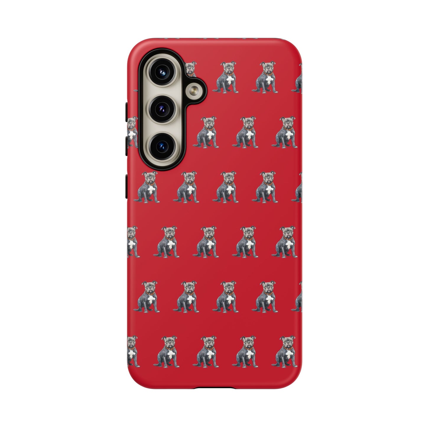 Pitbull Phone Case Red