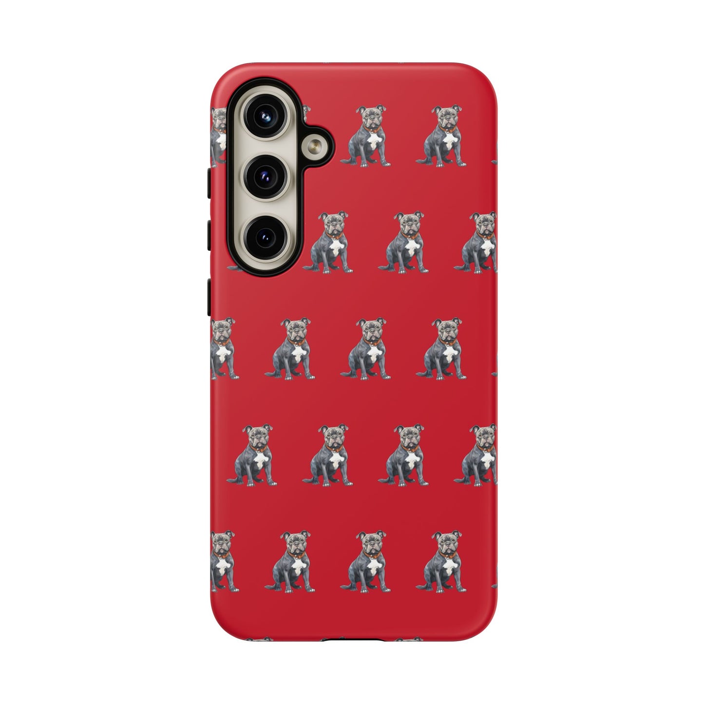 Pitbull Phone Case Red