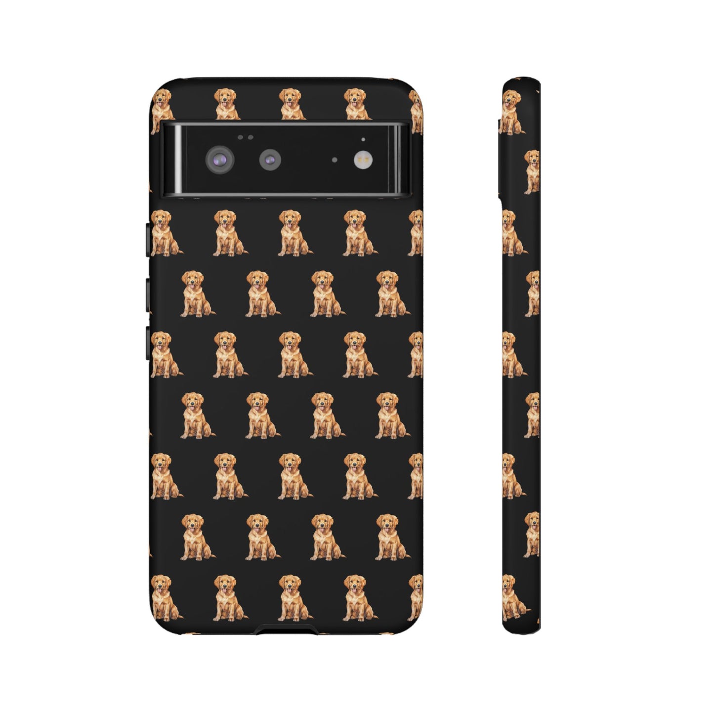 Golden Retriever Phone Case Black