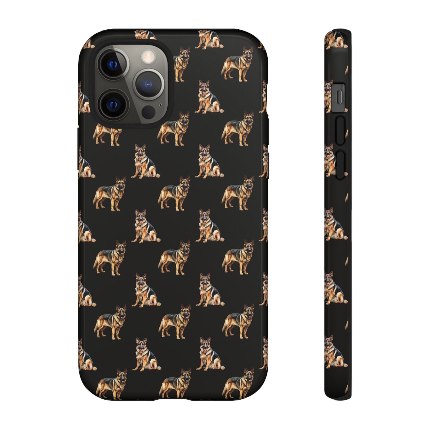 German Shepherd Phone Case Black