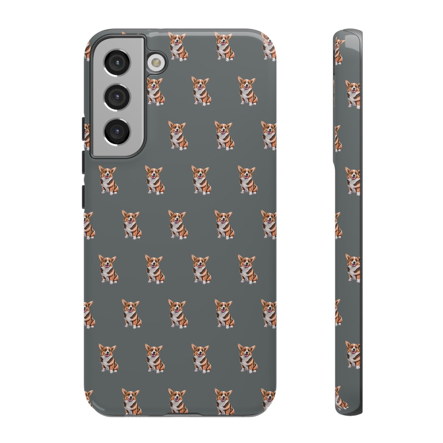 Corgi Phone Case Gray