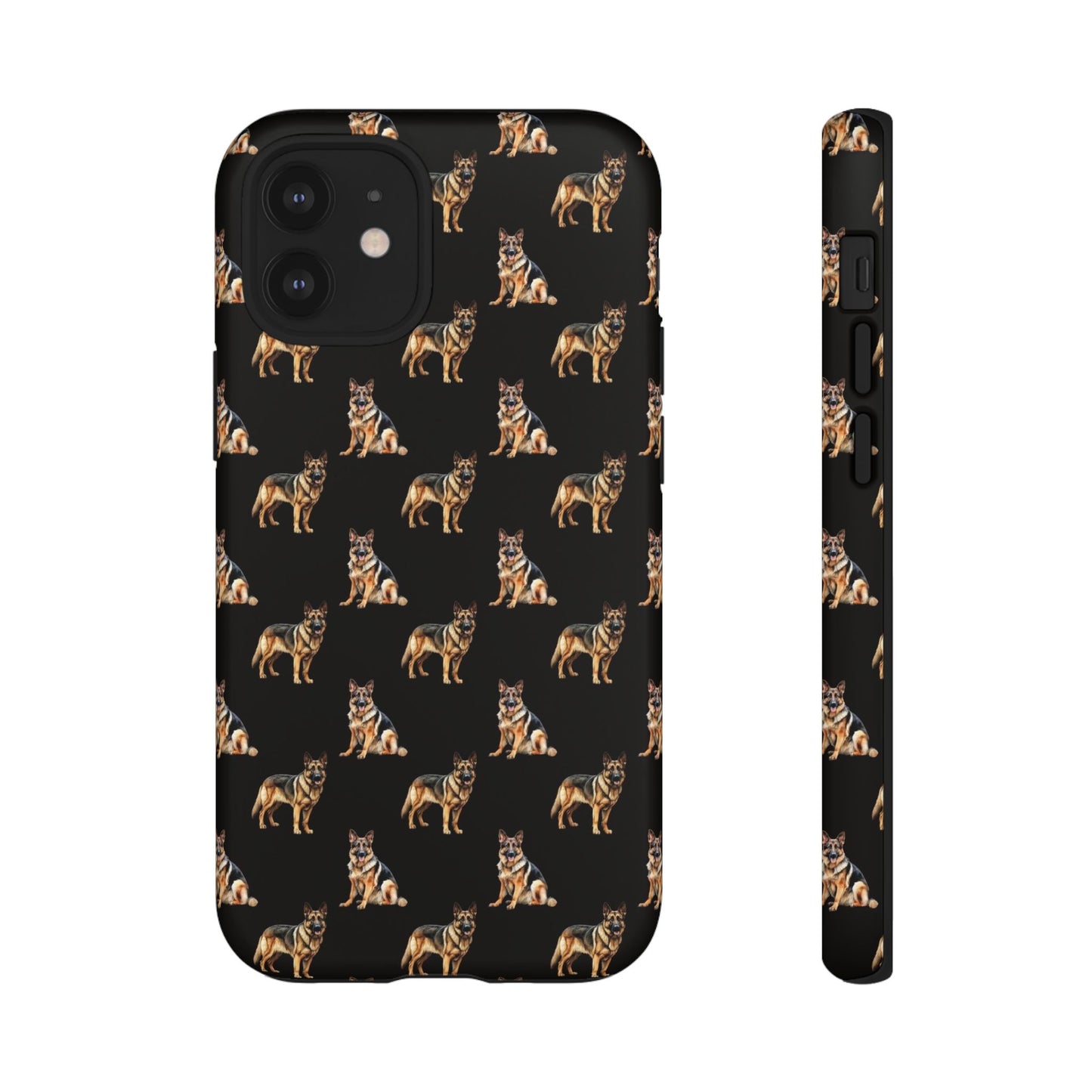 German Shepherd Phone Case Black