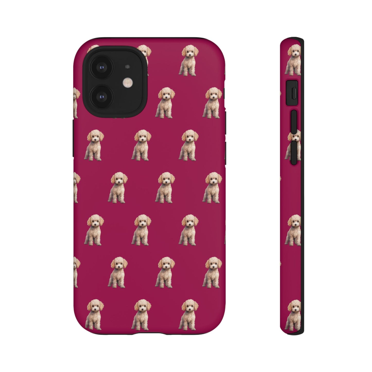 Poodle Phone Case Berry