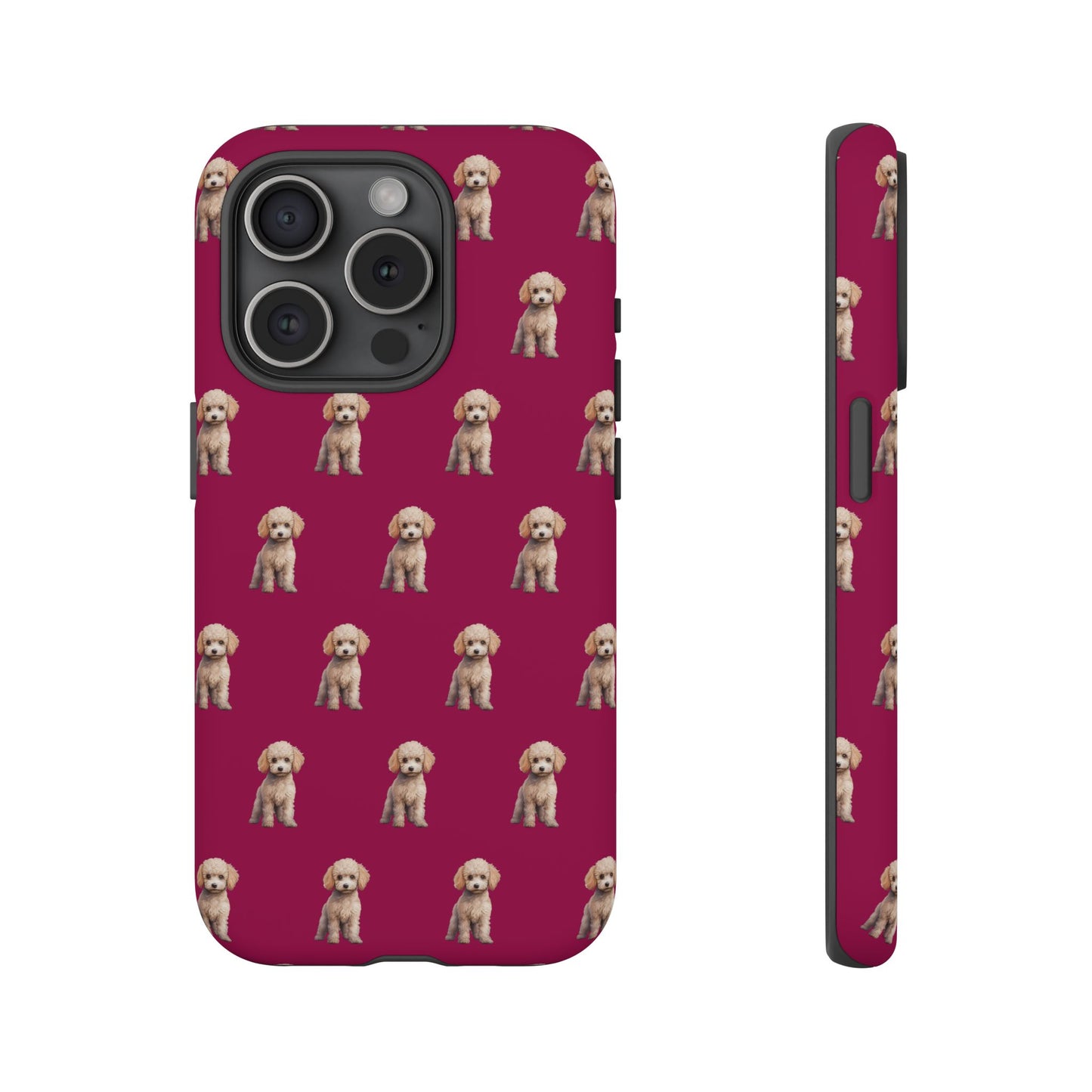 Poodle Phone Case Berry