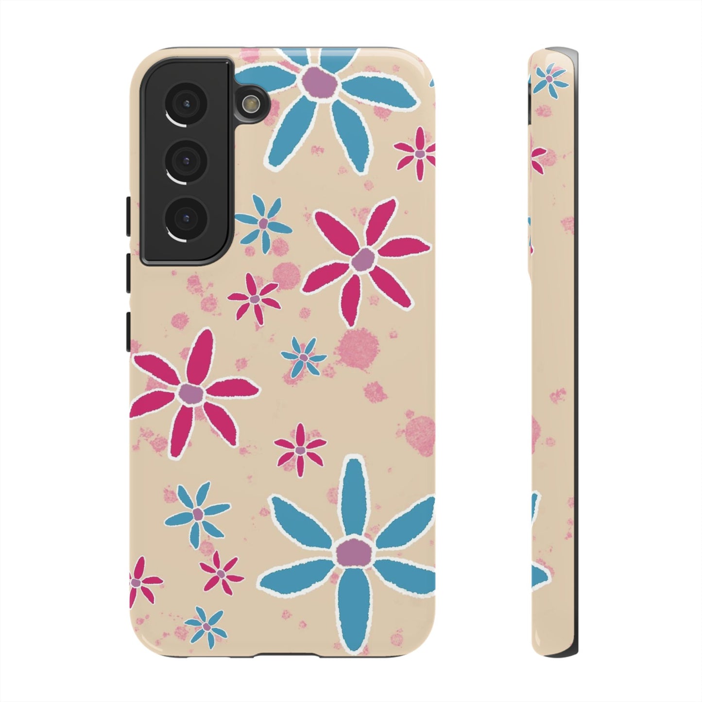 Flower Phone Case Cream