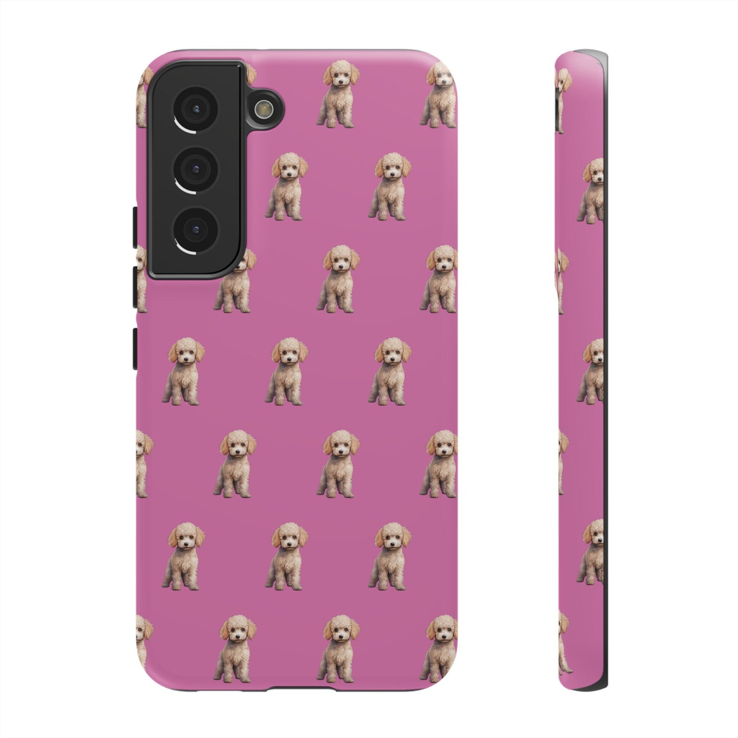 Poodle Phone Case Pink