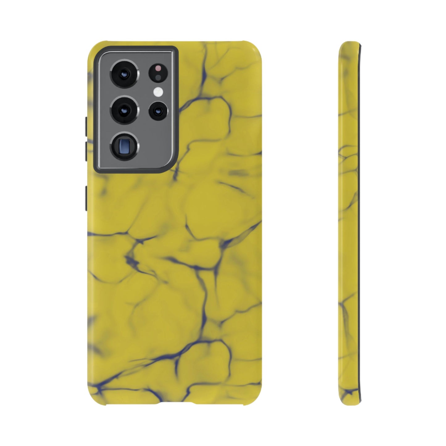 Marble Phone Case Yellow