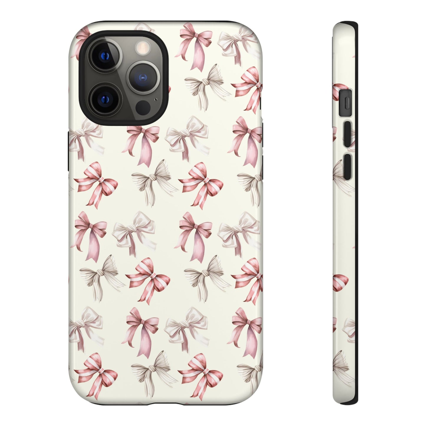 Bow Phone Case Cream