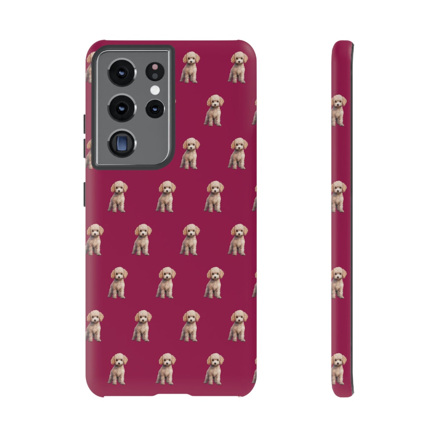 Poodle Phone Case Berry