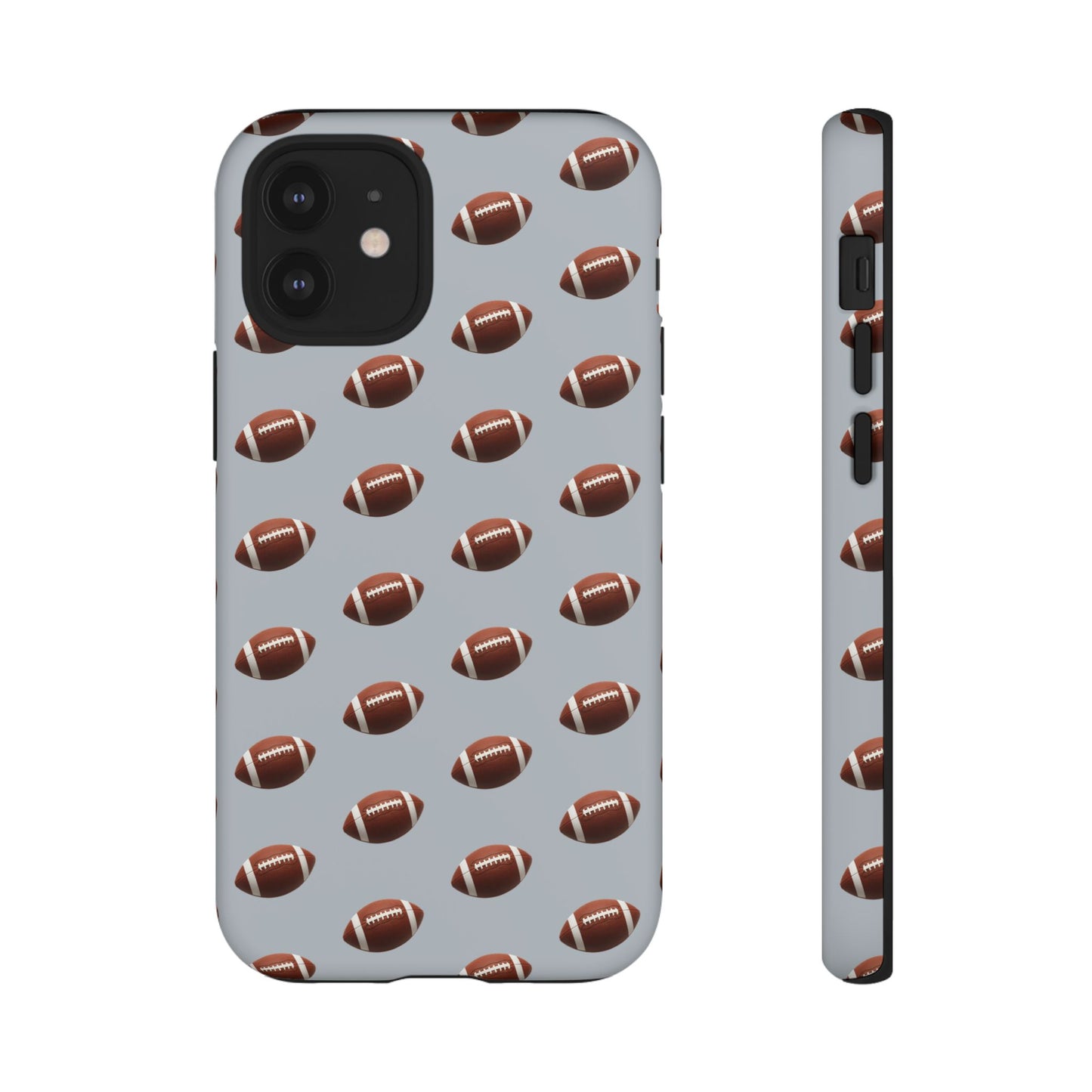 Football Phone Case Silver