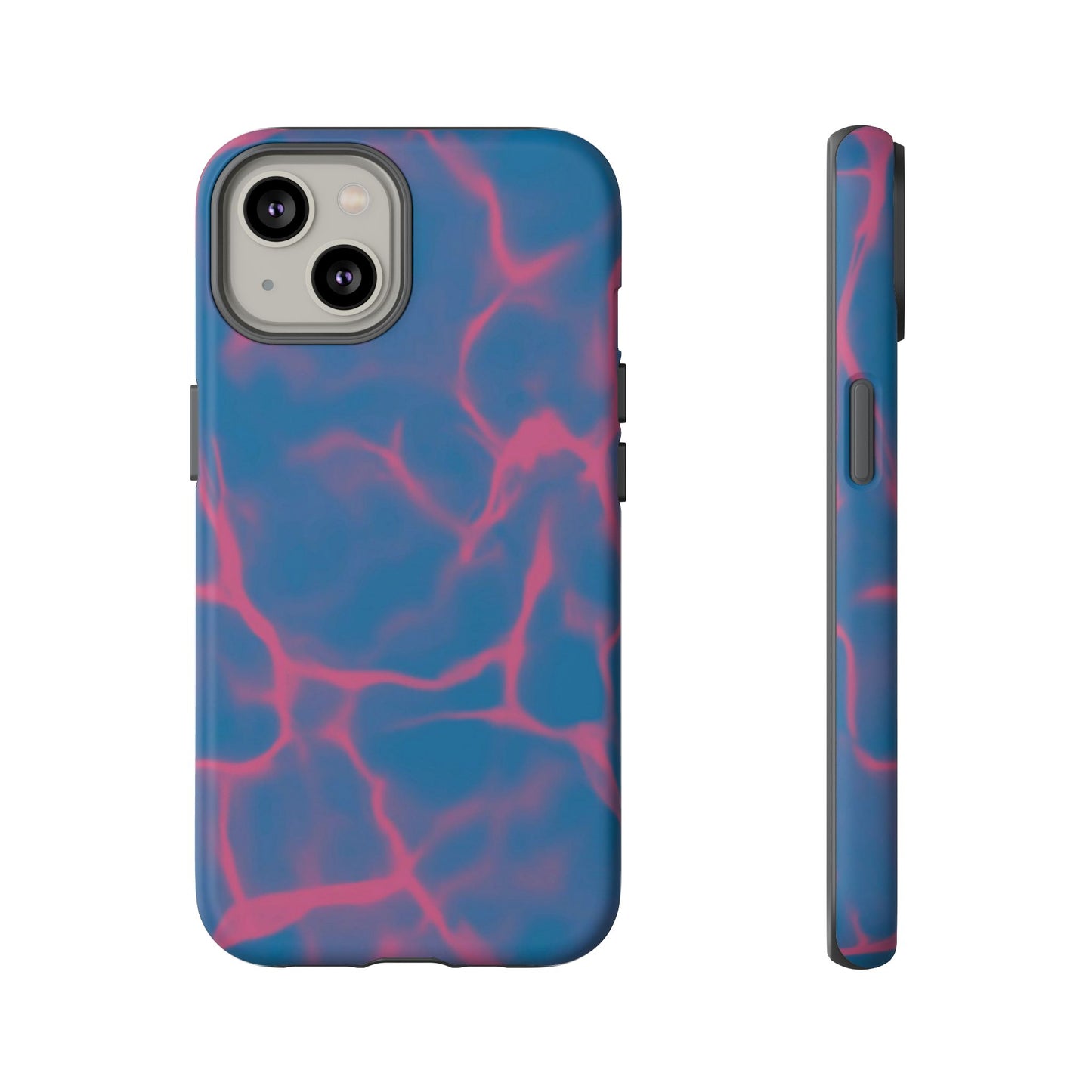 Marble Phone Case Blue Pink