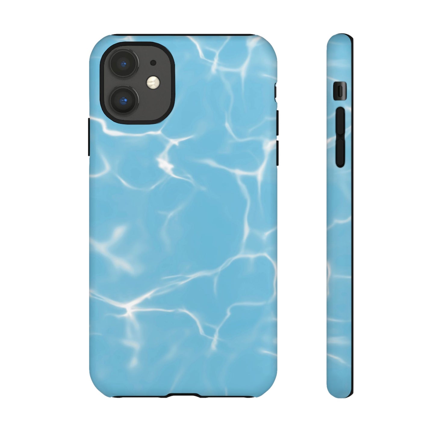 Marble Phone Case Light Blue