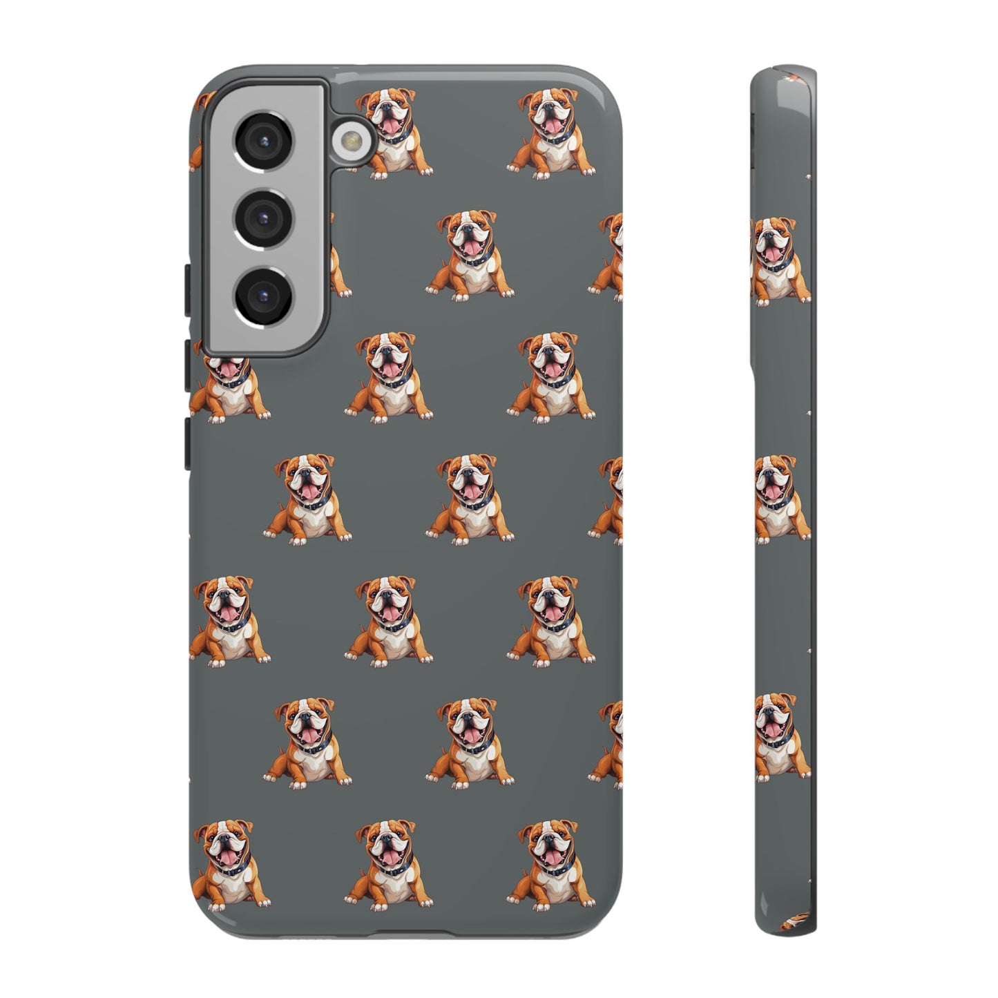 Bulldog Phone Case Gray