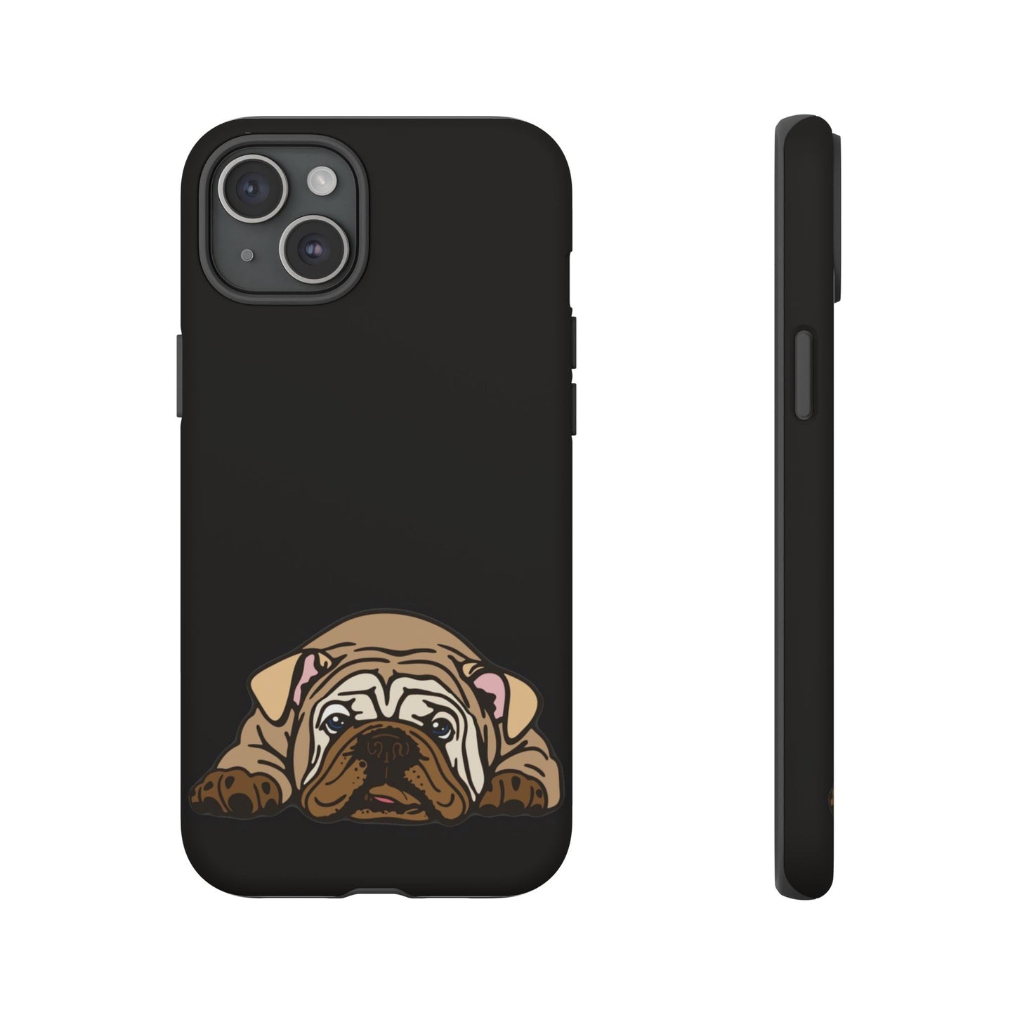 Bulldog Phone Case Black