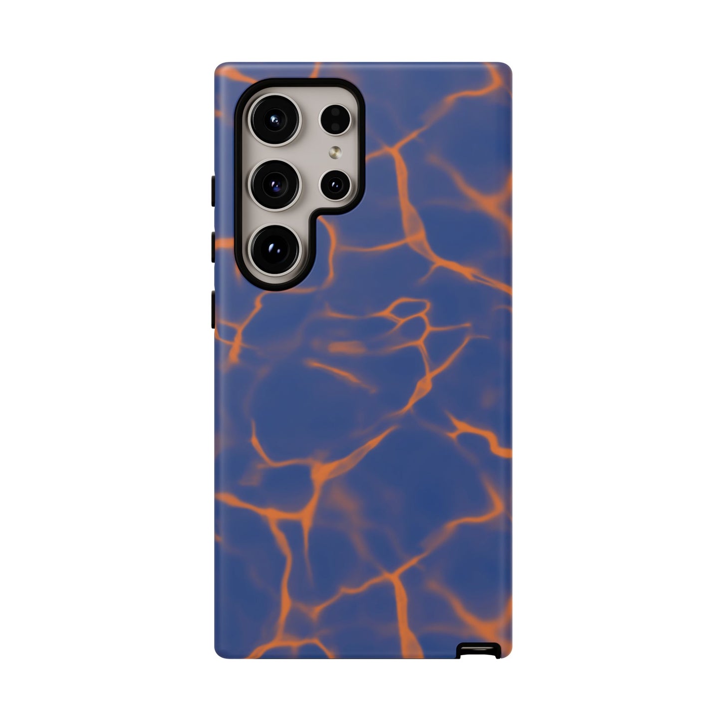 Marble Phone Case Blue Orange