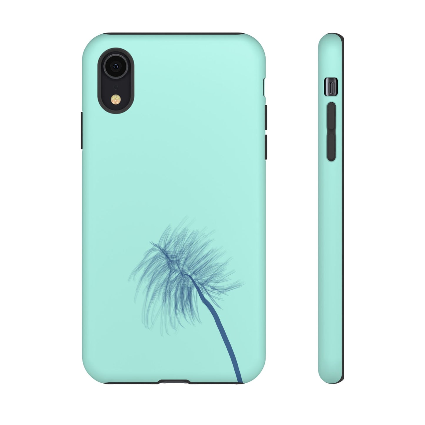 Dandelion Blowball Phone Case Aqua