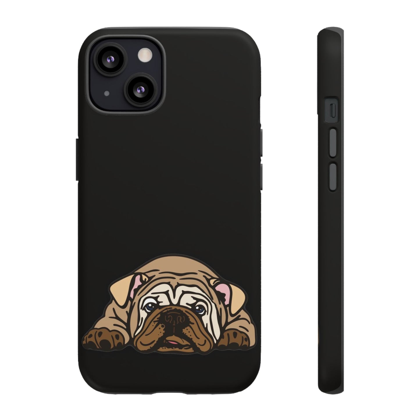 Bulldog Phone Case Black