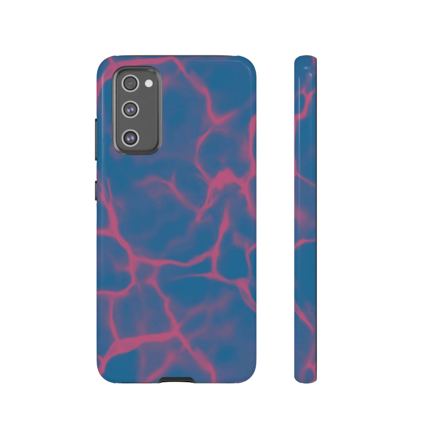 Marble Phone Case Blue Pink