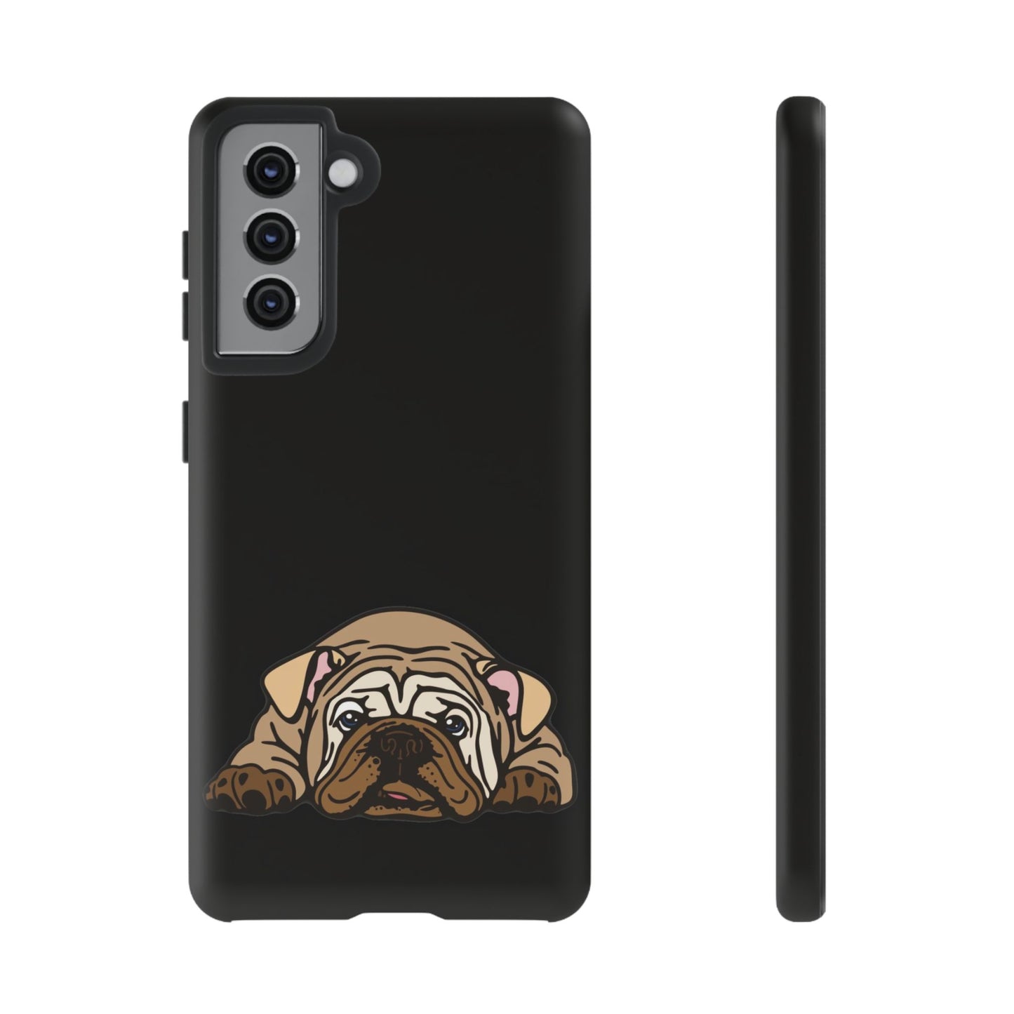 Bulldog Phone Case Black