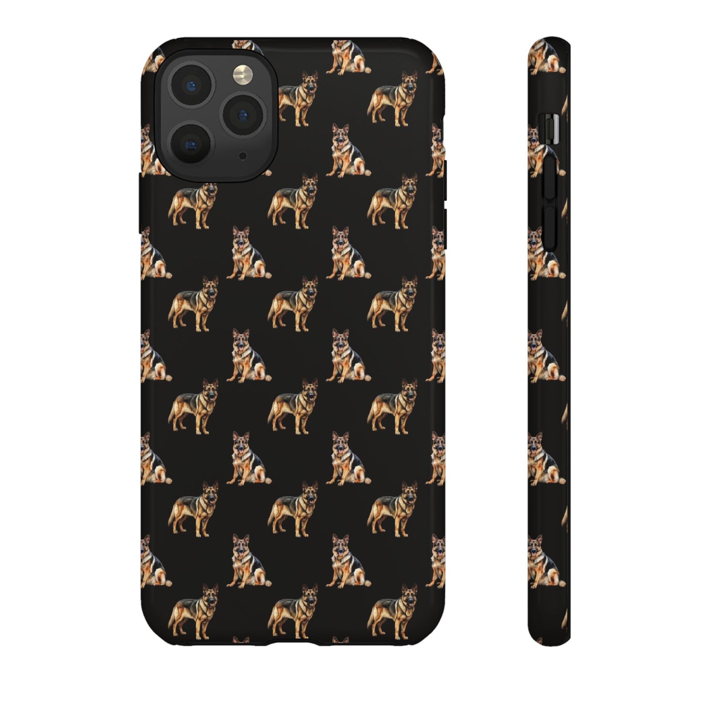 German Shepherd Phone Case Black