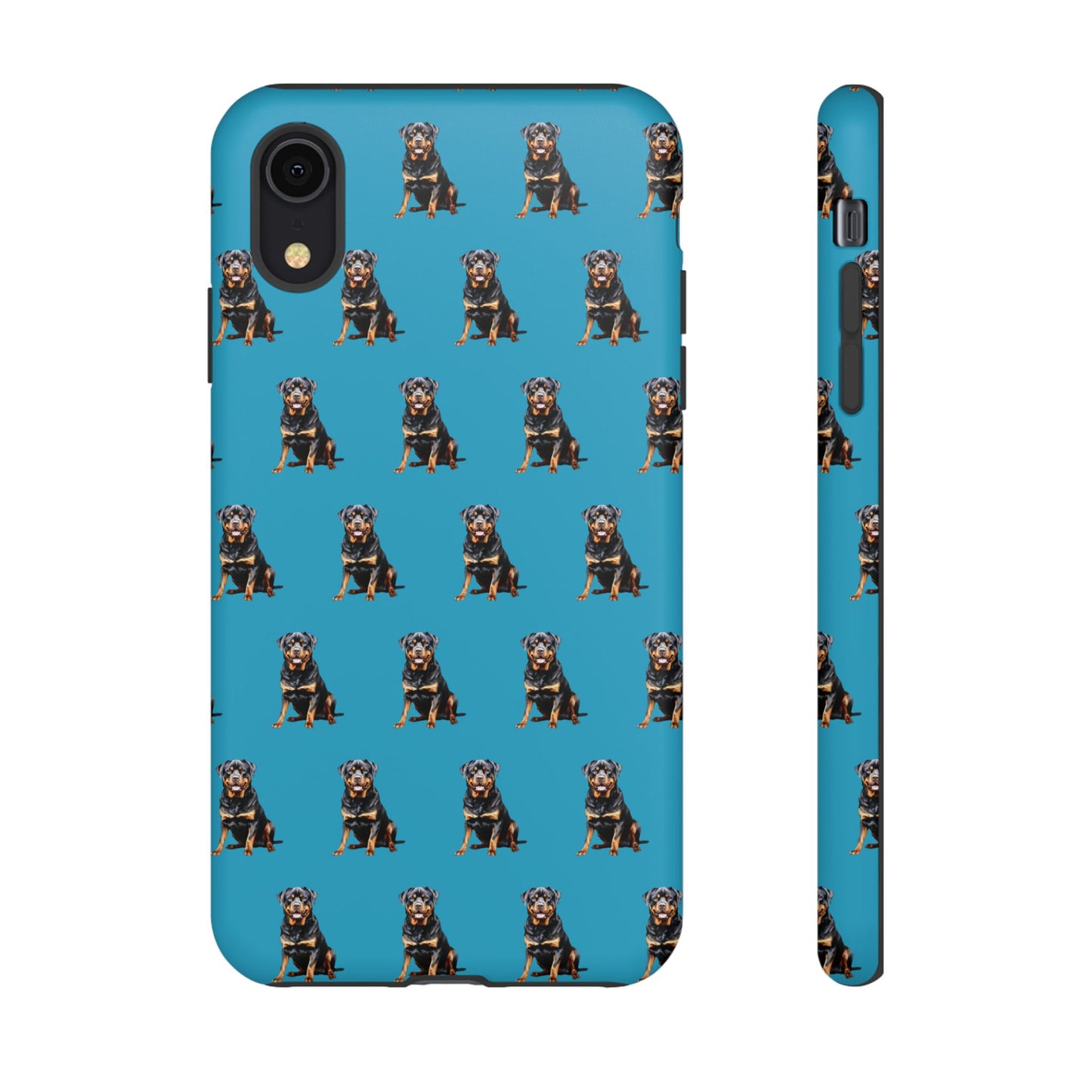 Rottweiler Phone Case Turquoise