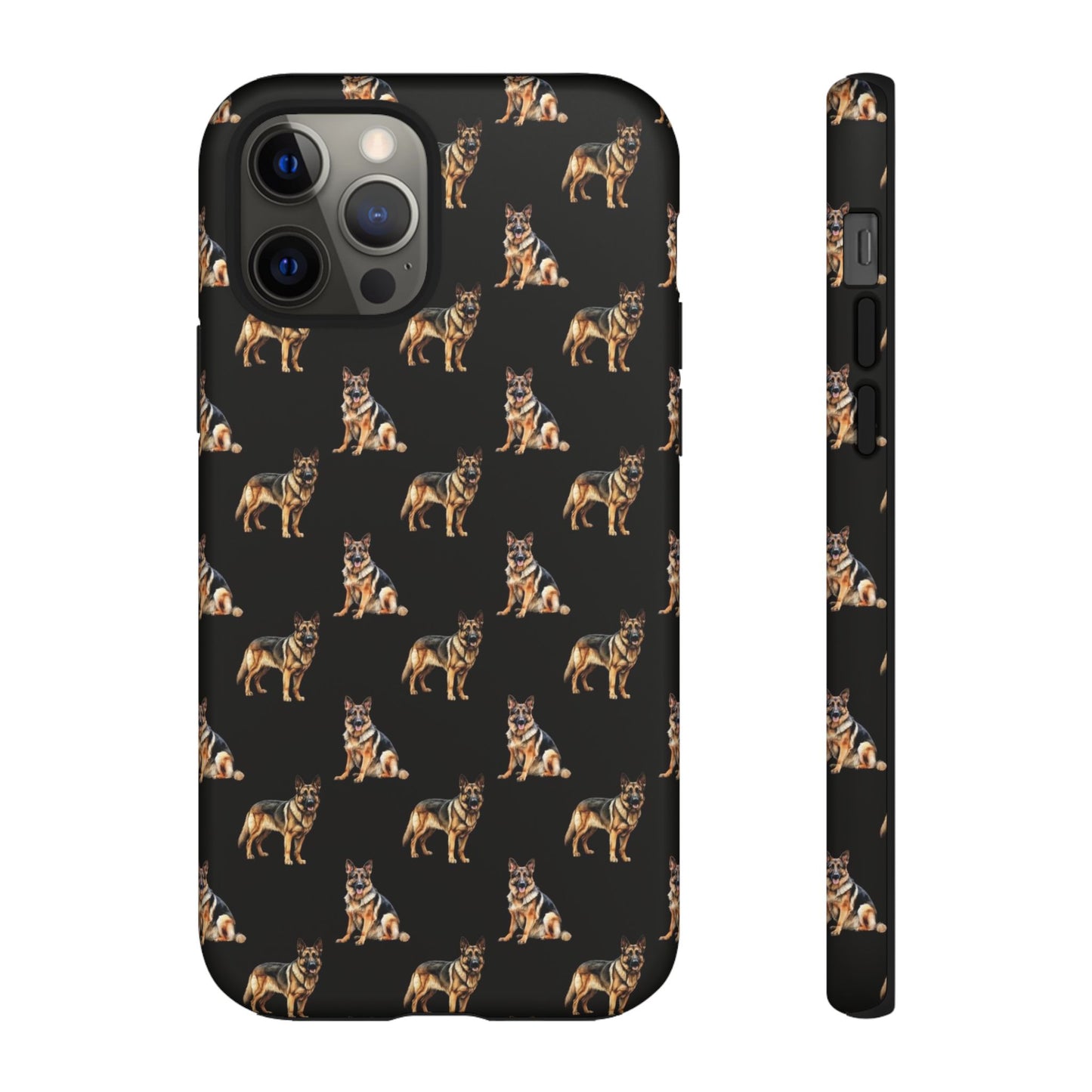 German Shepherd Phone Case Black